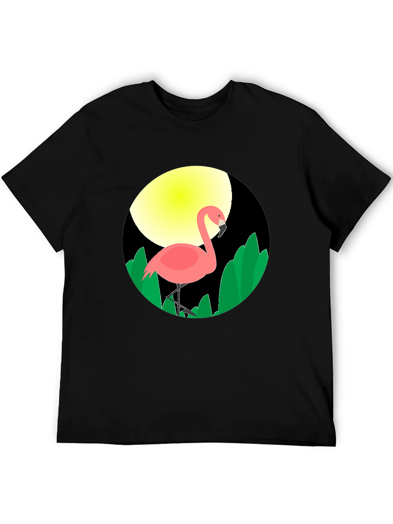 Flamingo Graphic Tee - Tropical Bird T-Shirt