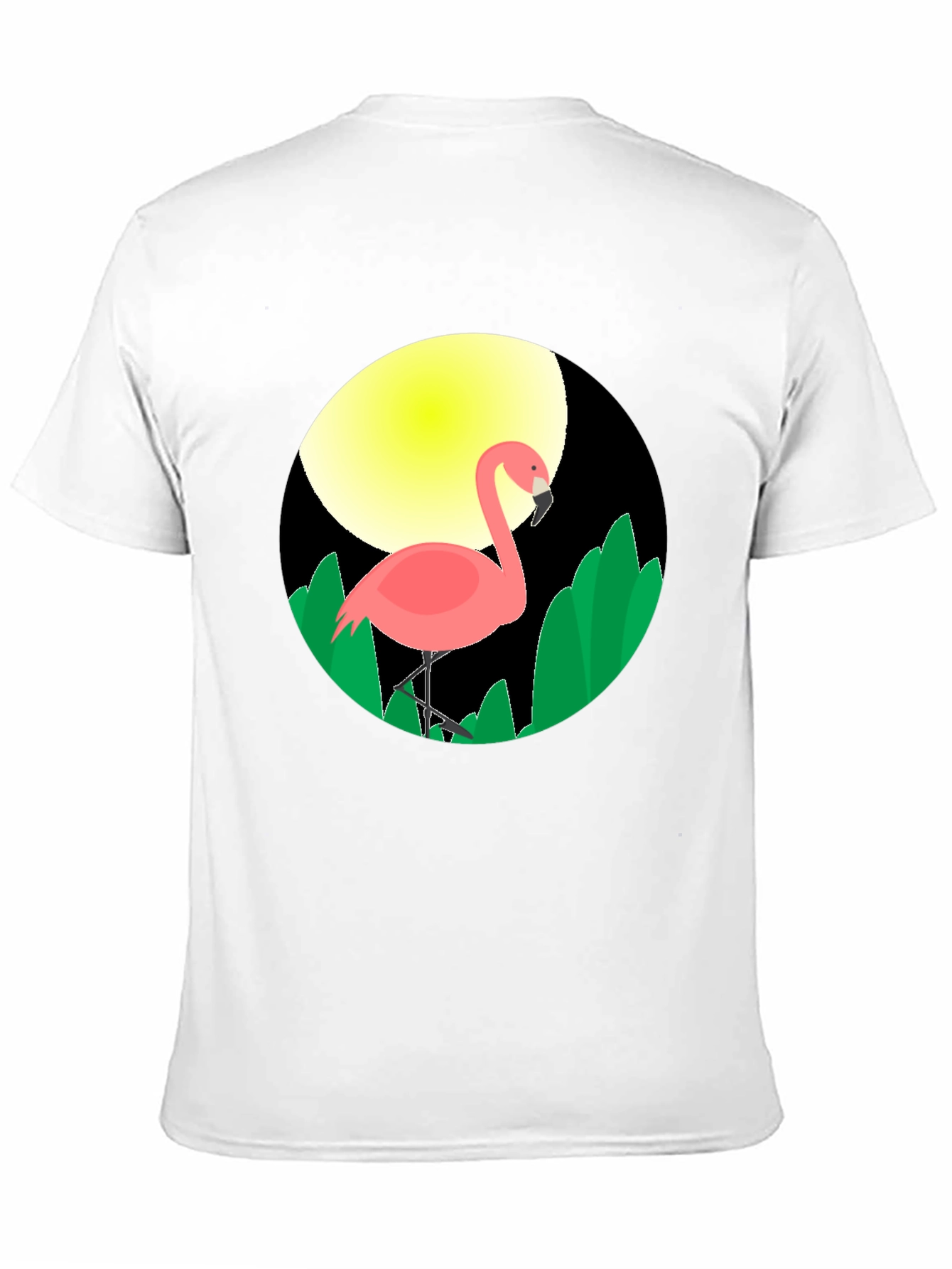 Flamingo Graphic Tee - Tropical Bird T-Shirt