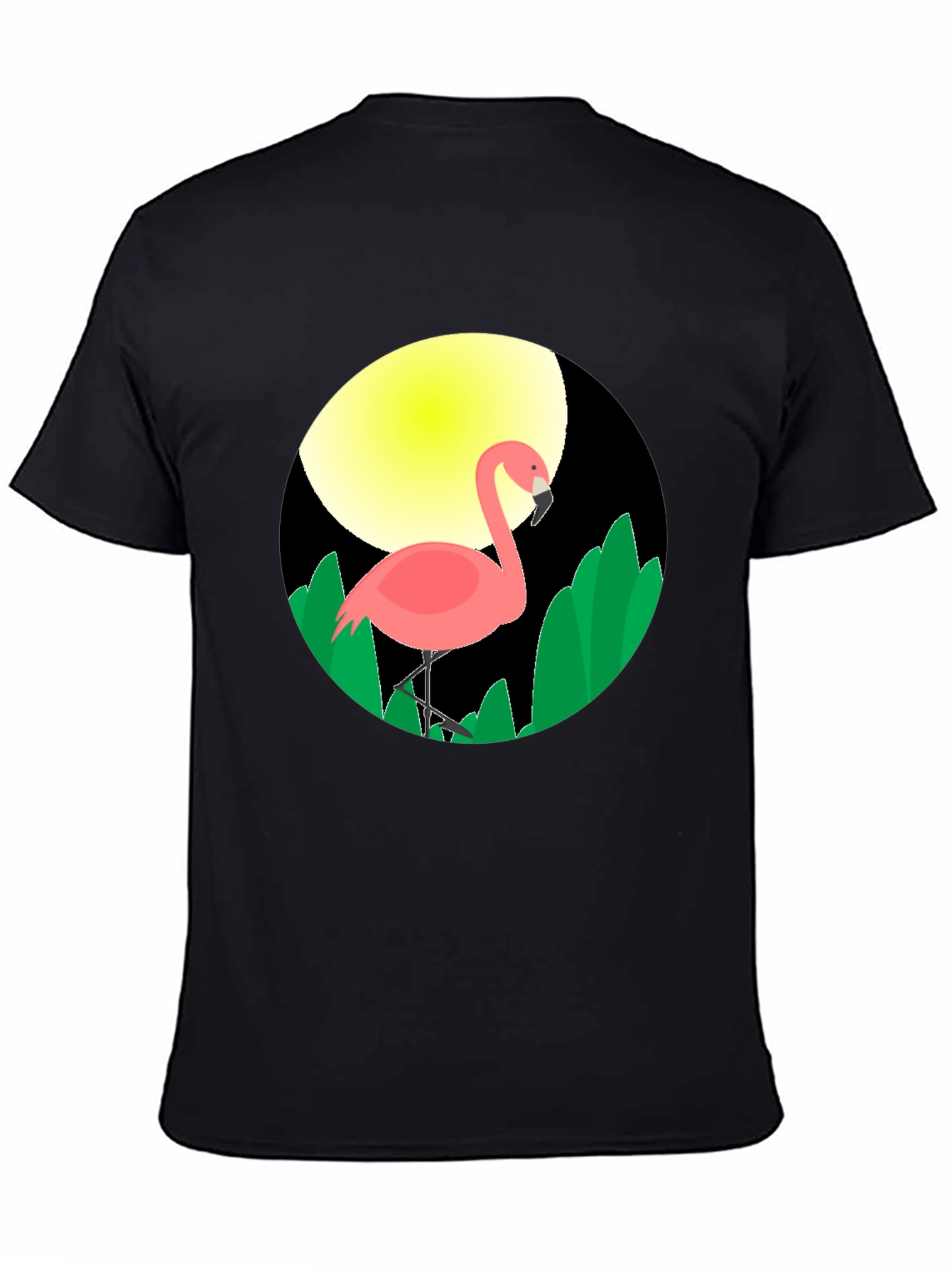 Flamingo Graphic Tee - Tropical Bird T-Shirt