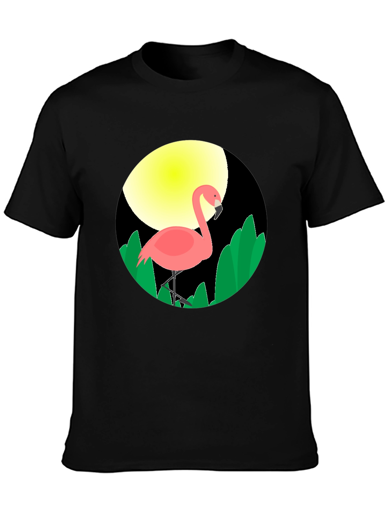 Flamingo Graphic Tee - Tropical Bird T-Shirt