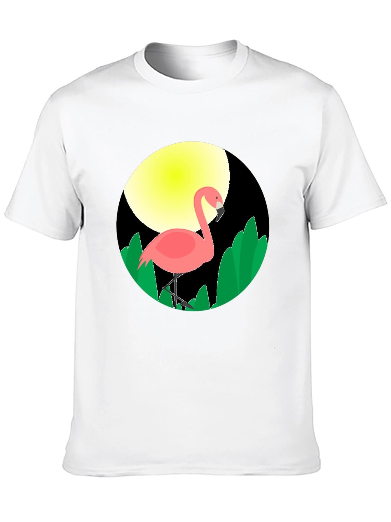 Flamingo Graphic Tee - Tropical Bird T-Shirt