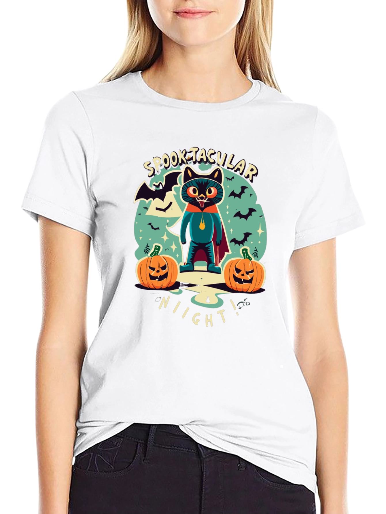 Spook-tacular Night Halloween T-Shirt
