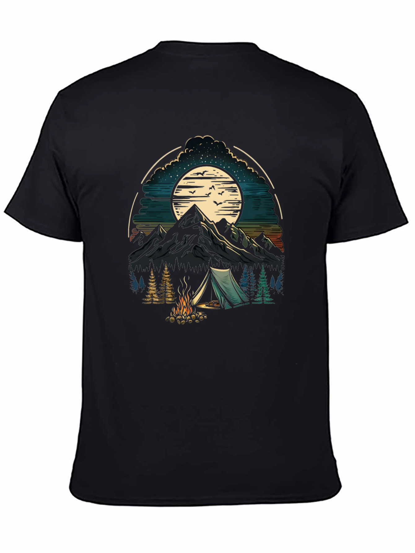 Camping Adventure Graphic T-Shirt