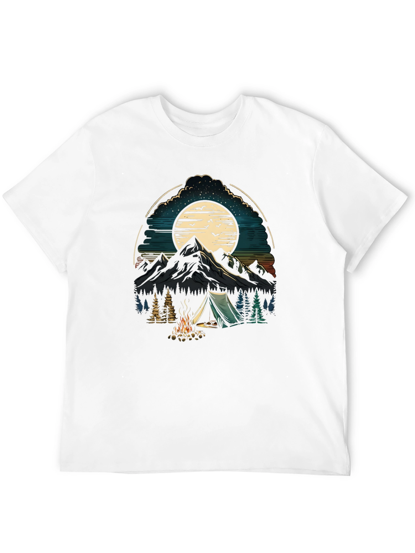 Camping Adventure Graphic T-Shirt