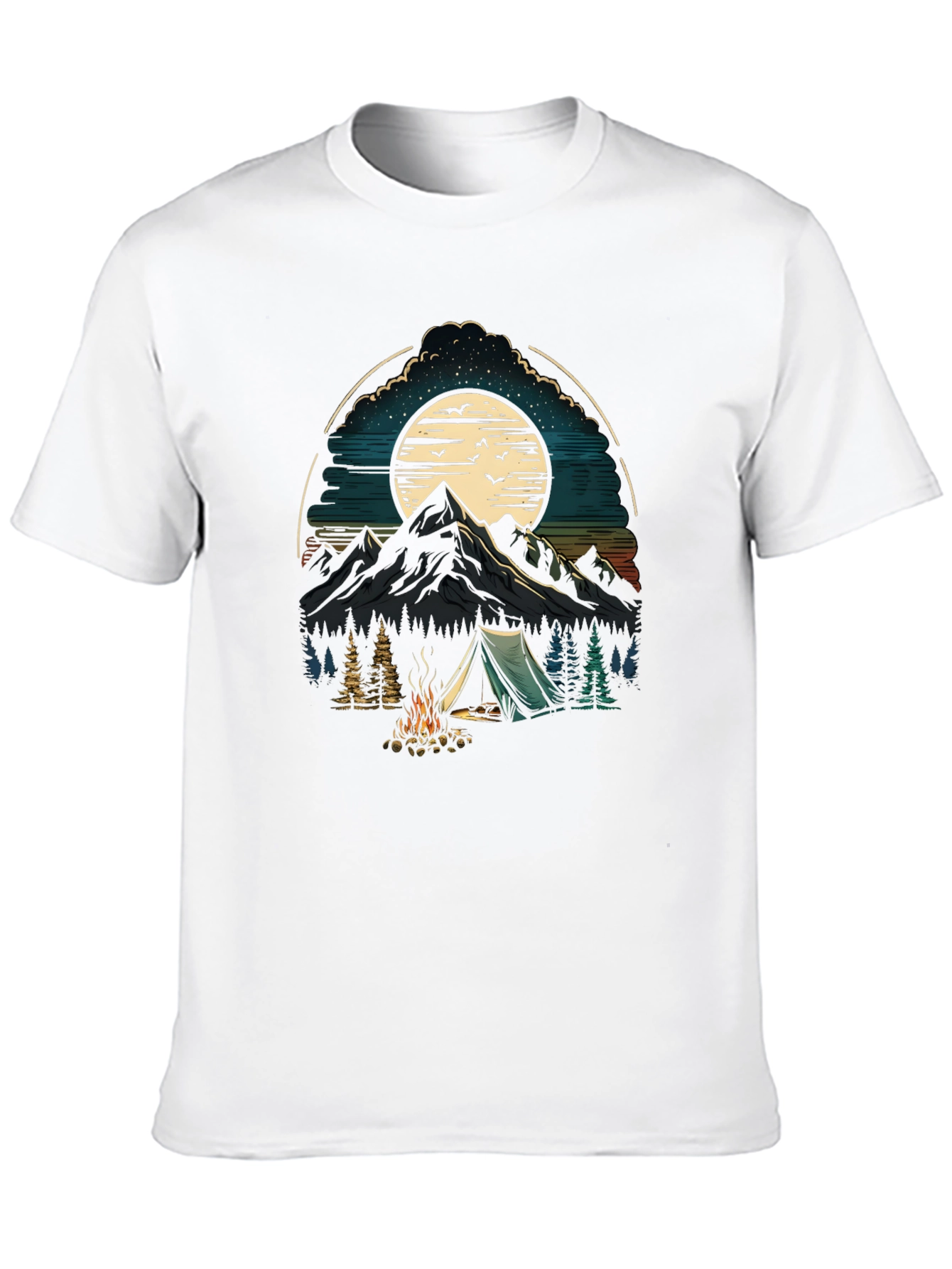 Camping Adventure Graphic T-Shirt