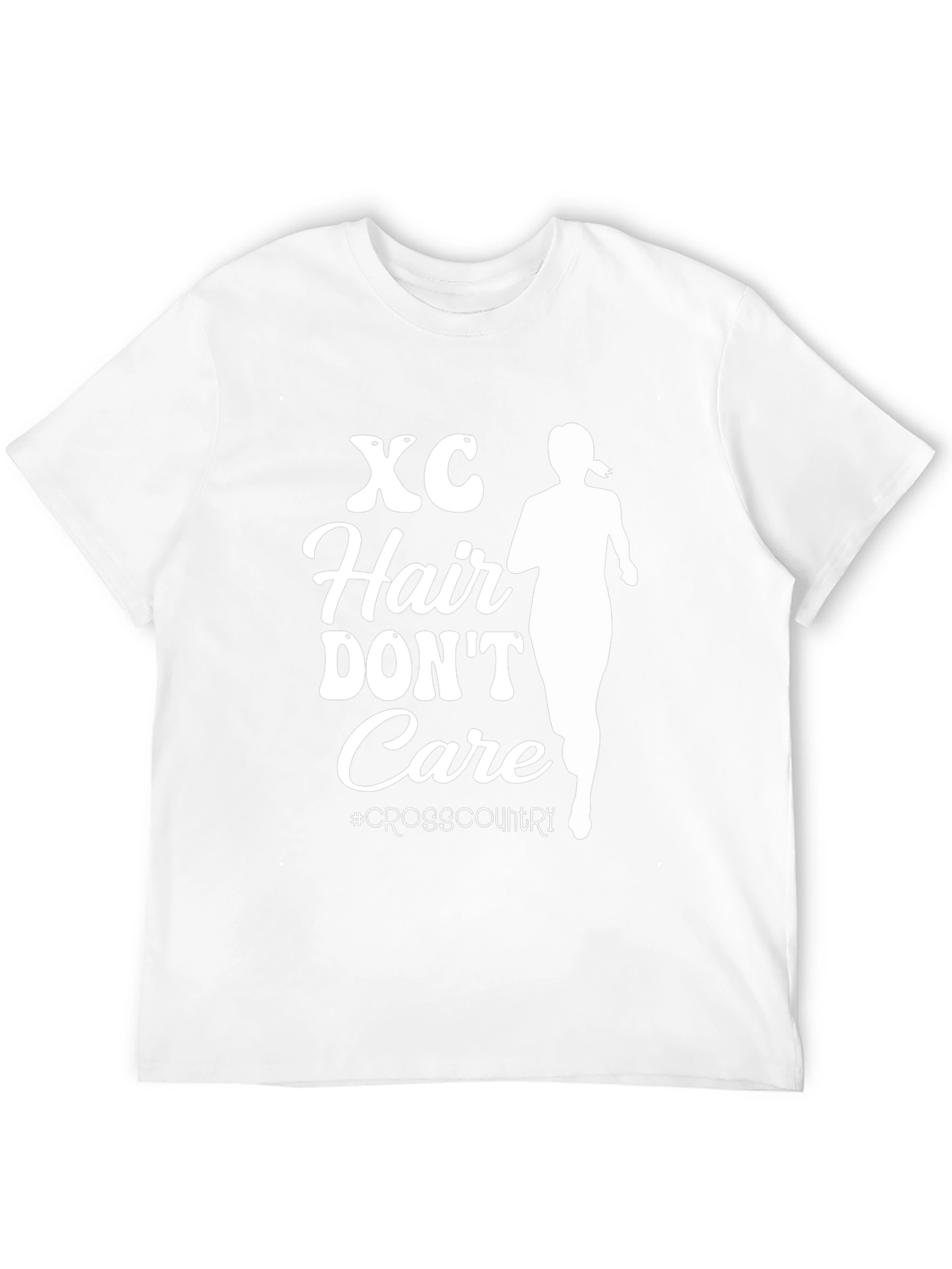 XC Hair Dont Care Cross Country Running T-Shirt
