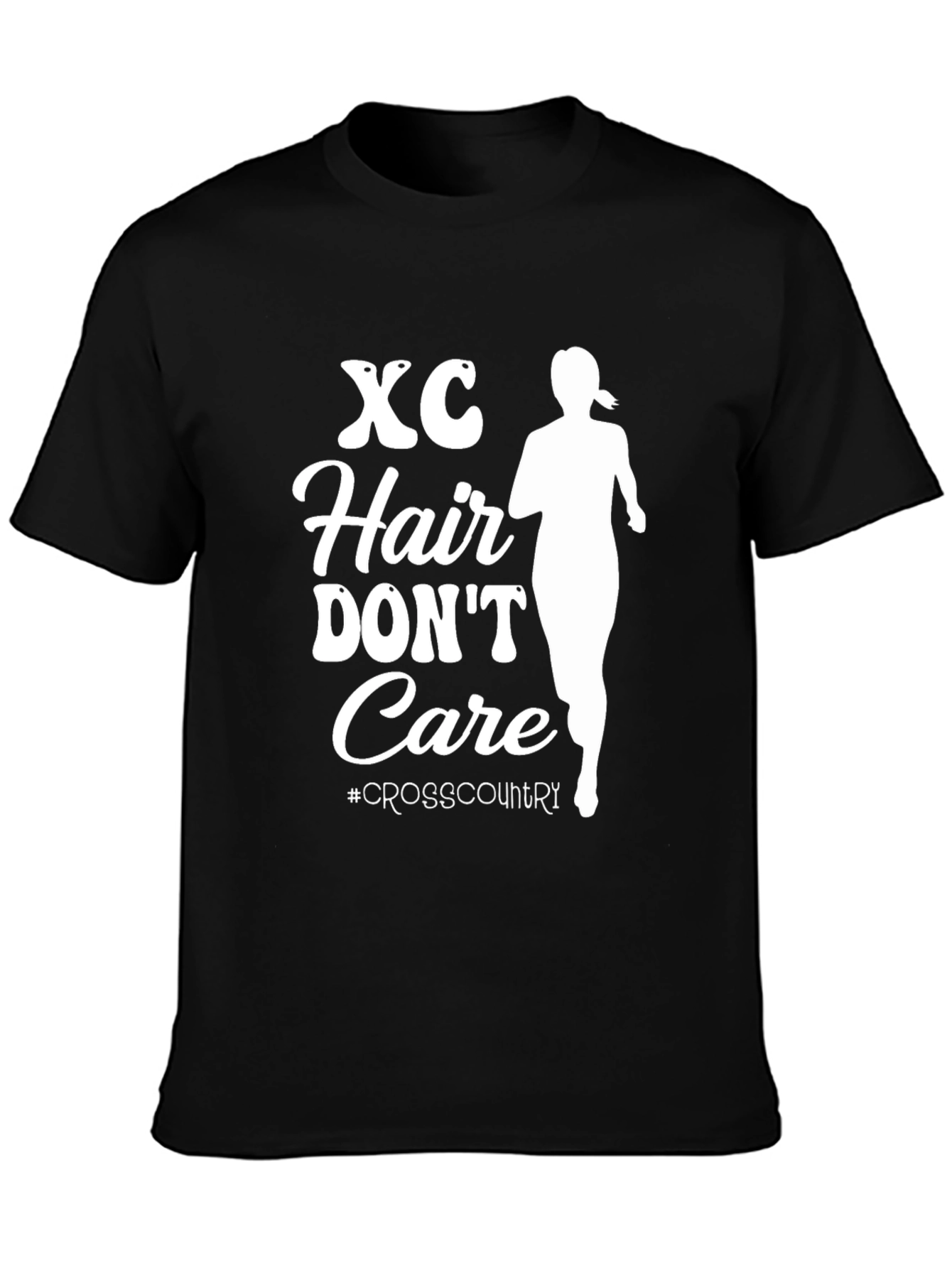 XC Hair Dont Care Cross Country Running T-Shirt