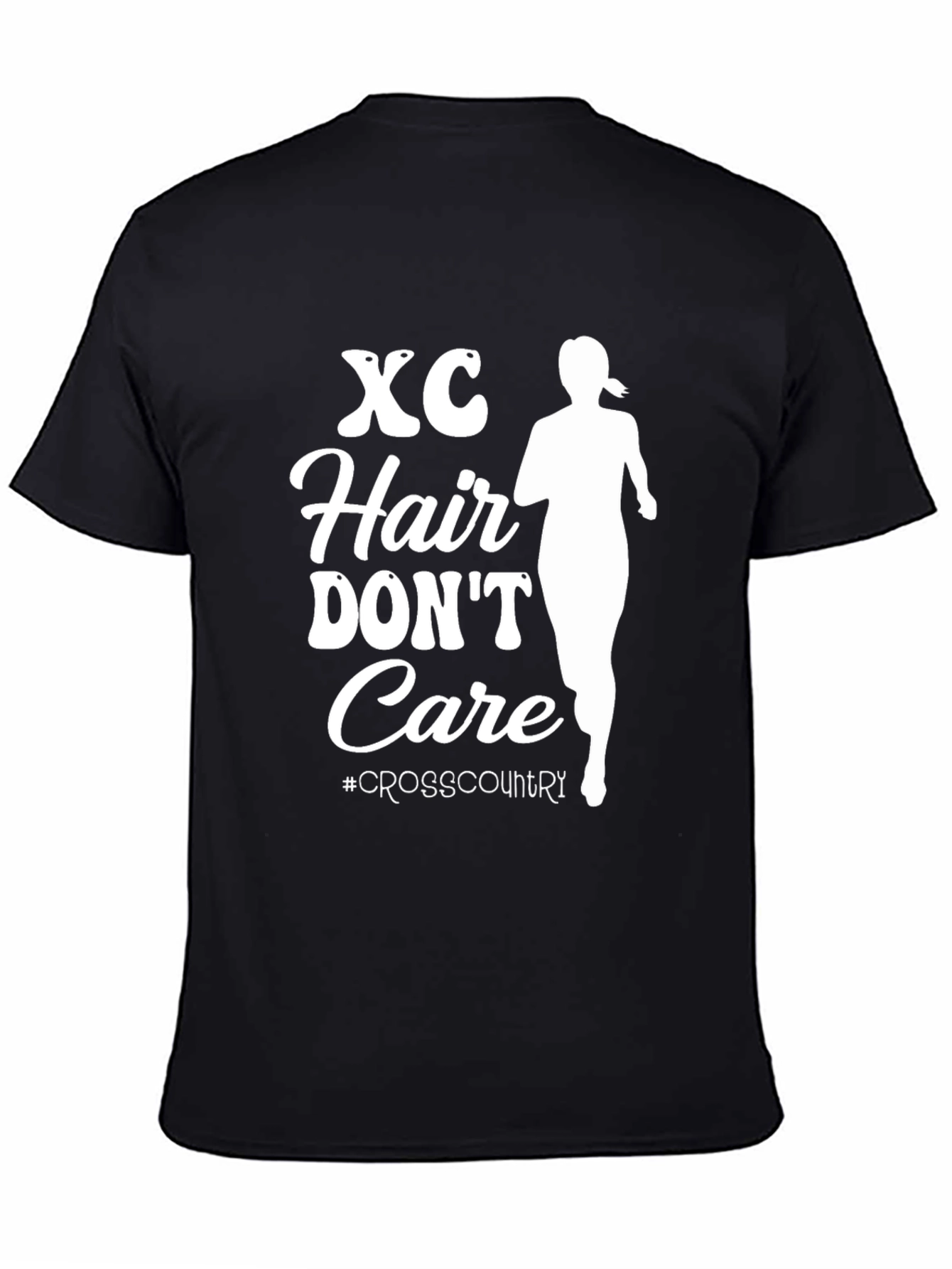 XC Hair Dont Care Cross Country Running T-Shirt