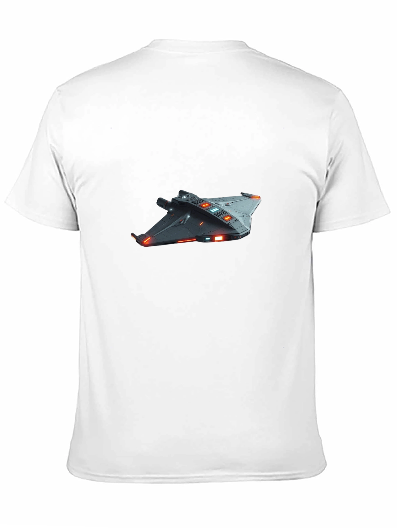 Sci-Fi Spaceship Graphic T-Shirt