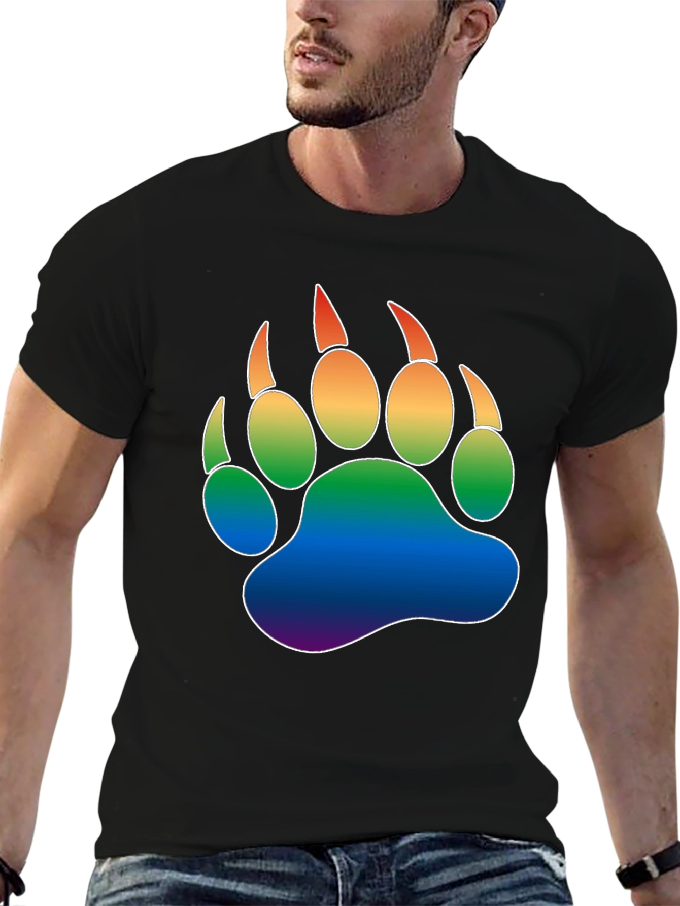 Pride Bear Paw T-Shirt