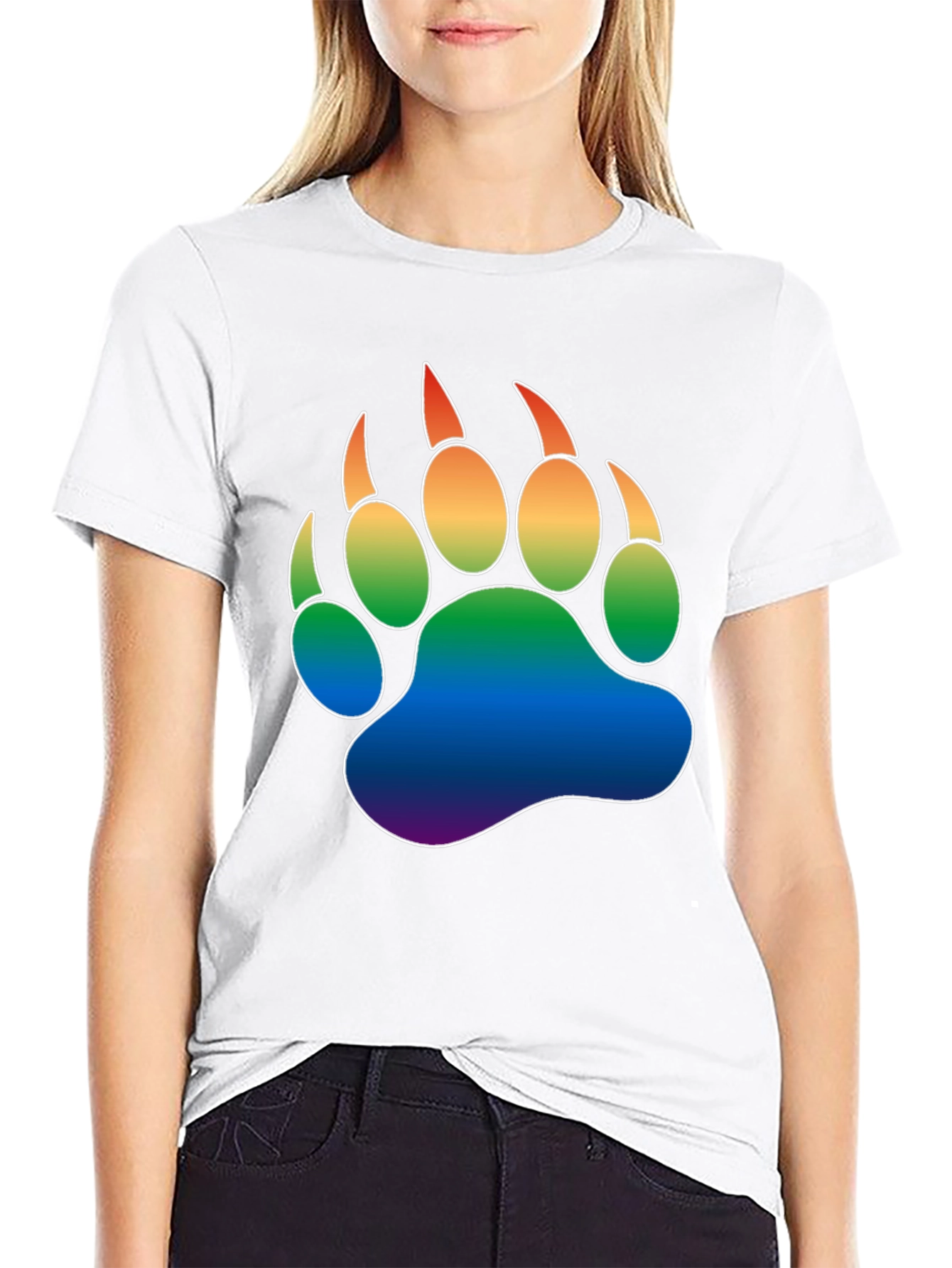 Pride Bear Paw T-Shirt