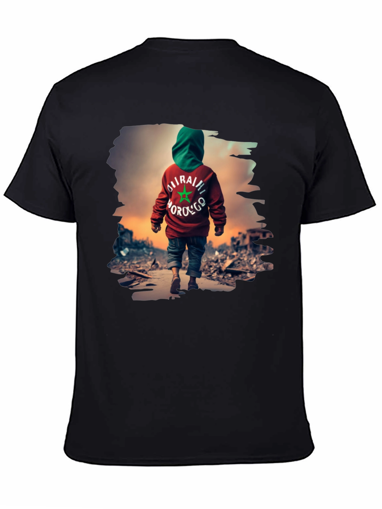 Morocco Flag T-Shirt: Stand with Morocco