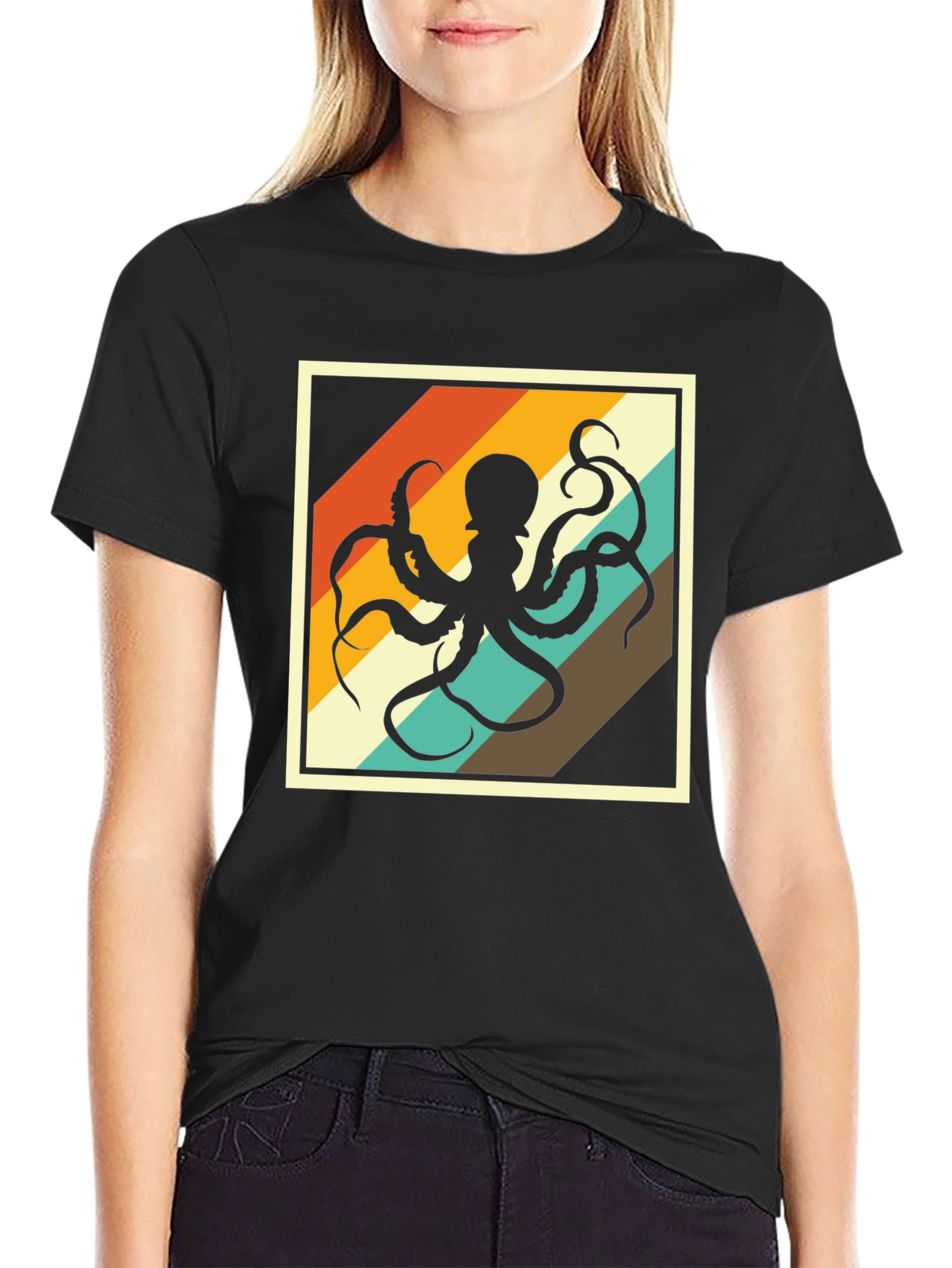 Retro Octopus Graphic Tee