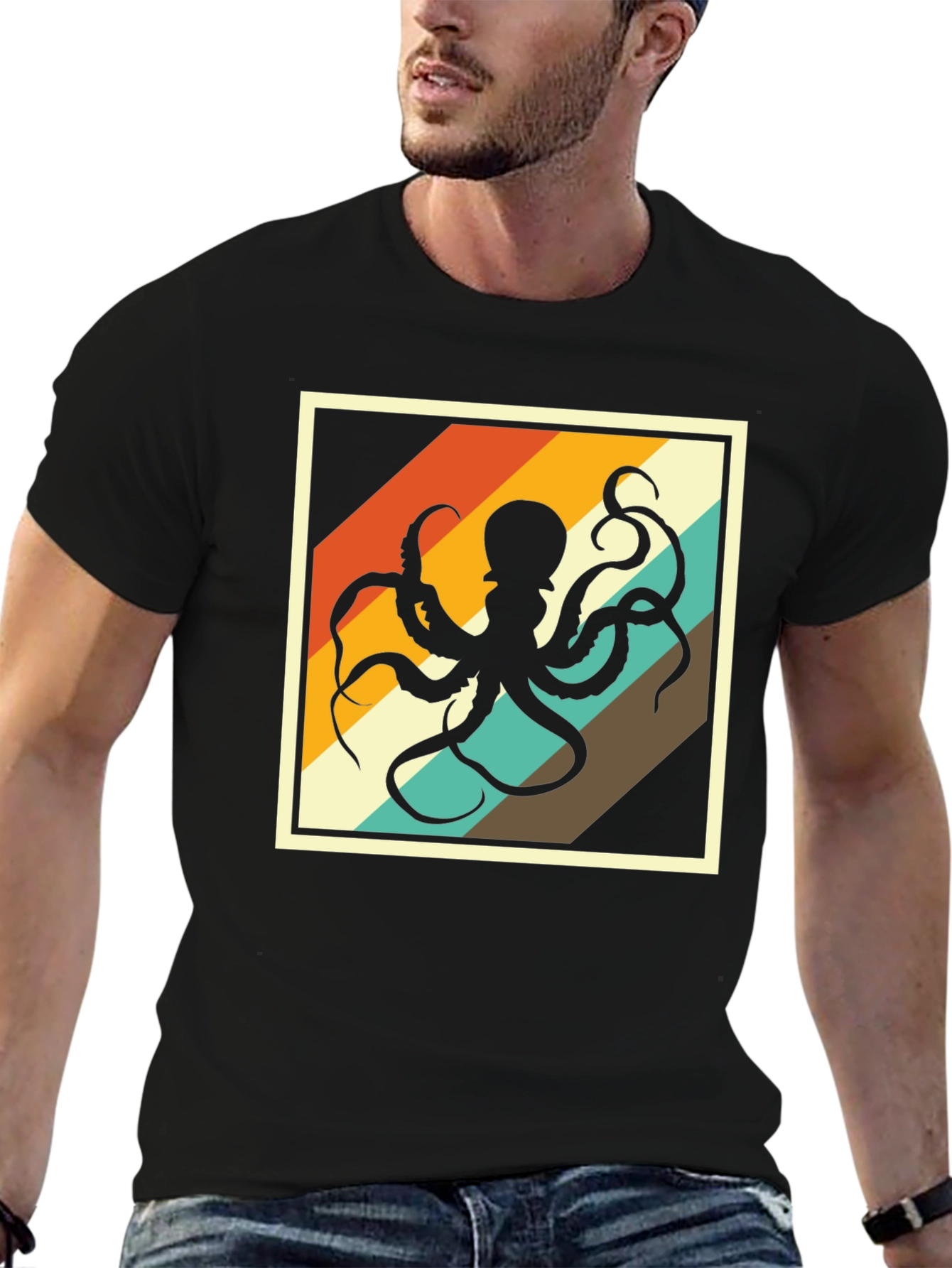 Retro Octopus Graphic Tee
