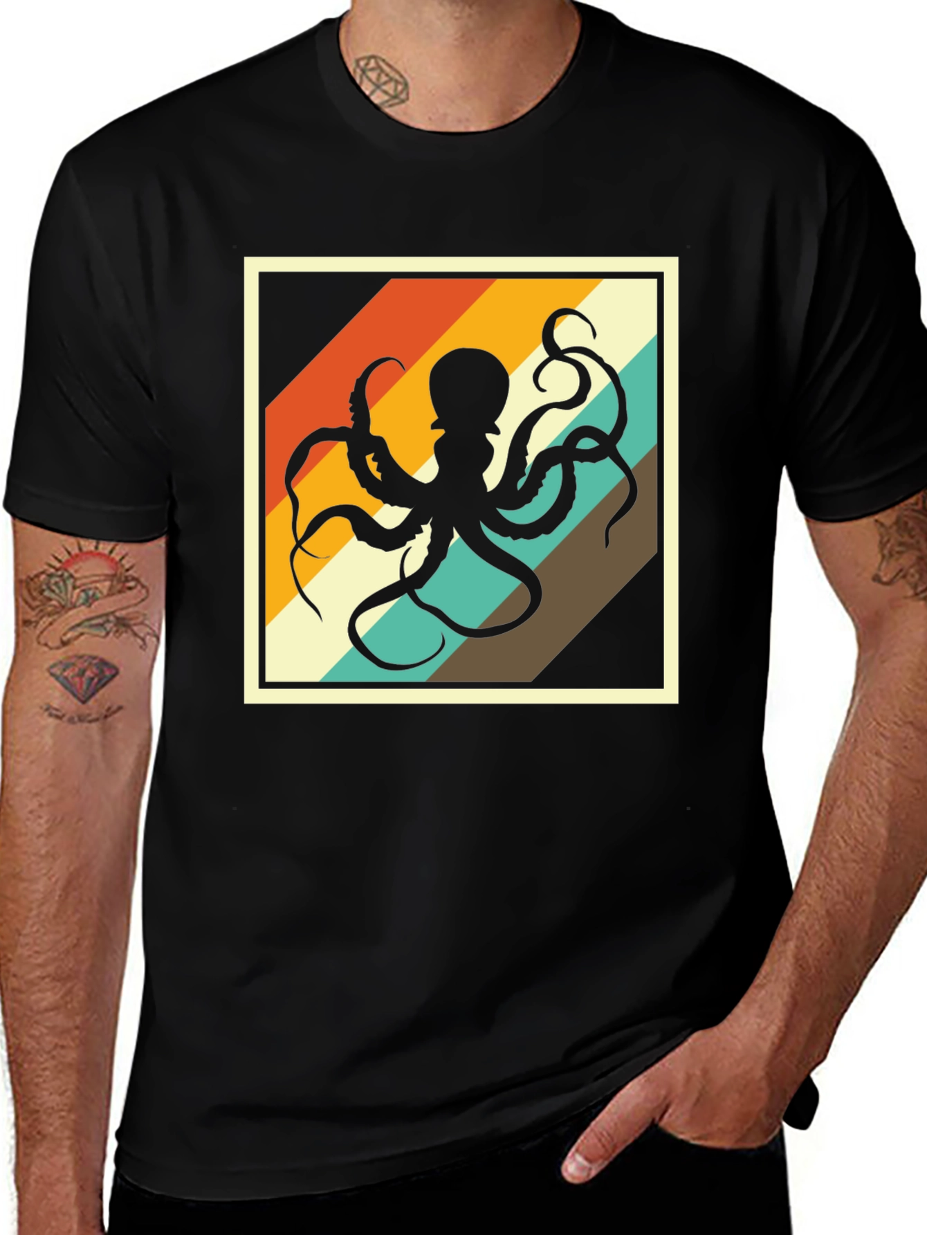 Retro Octopus Graphic Tee