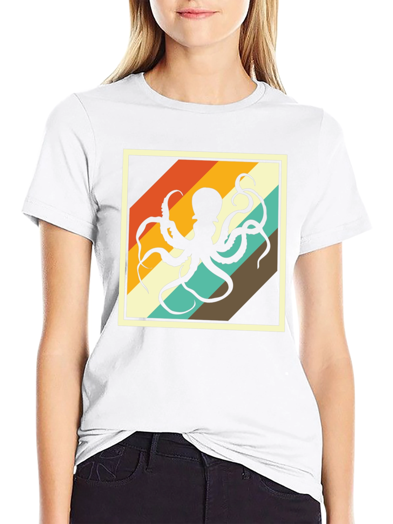 Retro Octopus Graphic Tee