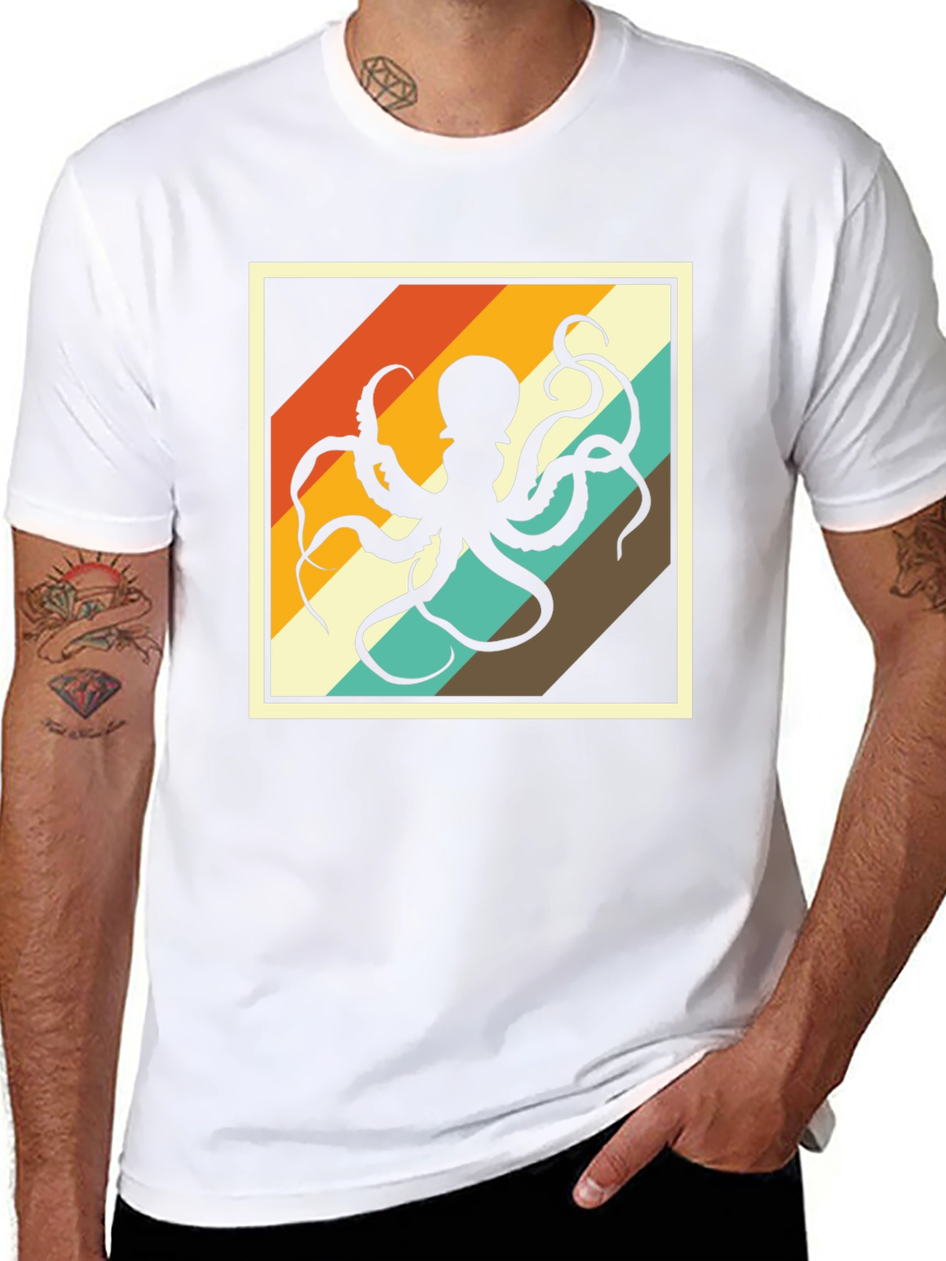 Retro Octopus Graphic Tee
