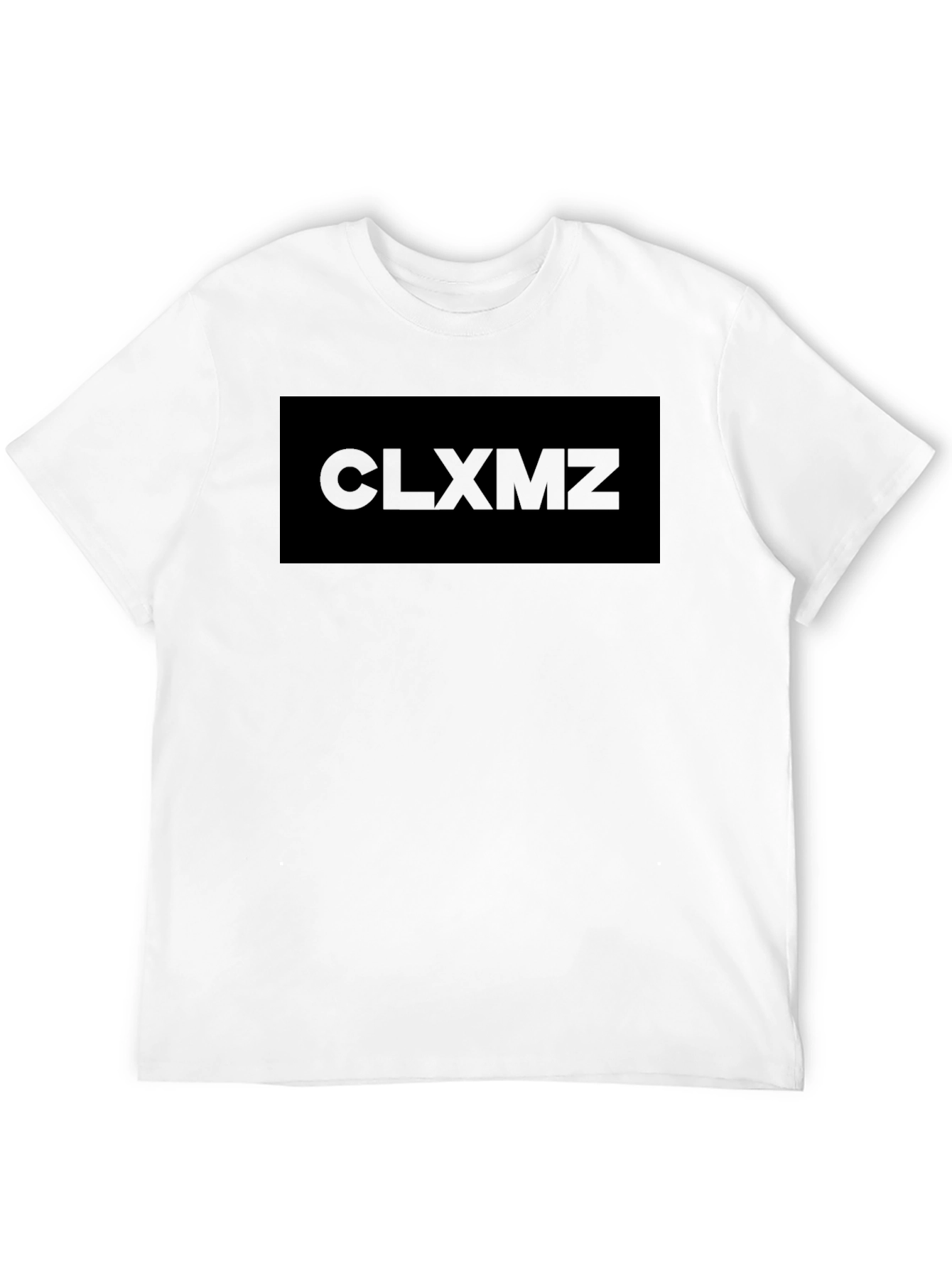 CLXMZ Mens Black Crew Neck T-Shirt