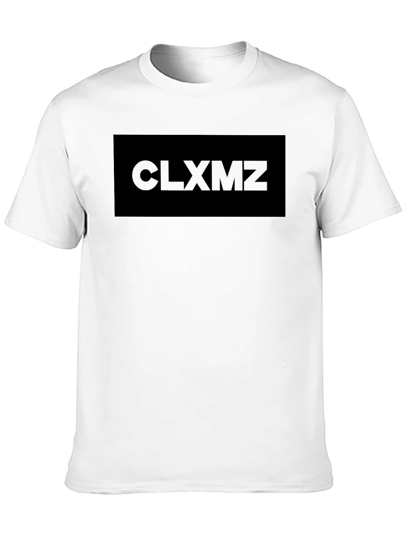 CLXMZ Mens Black Crew Neck T-Shirt