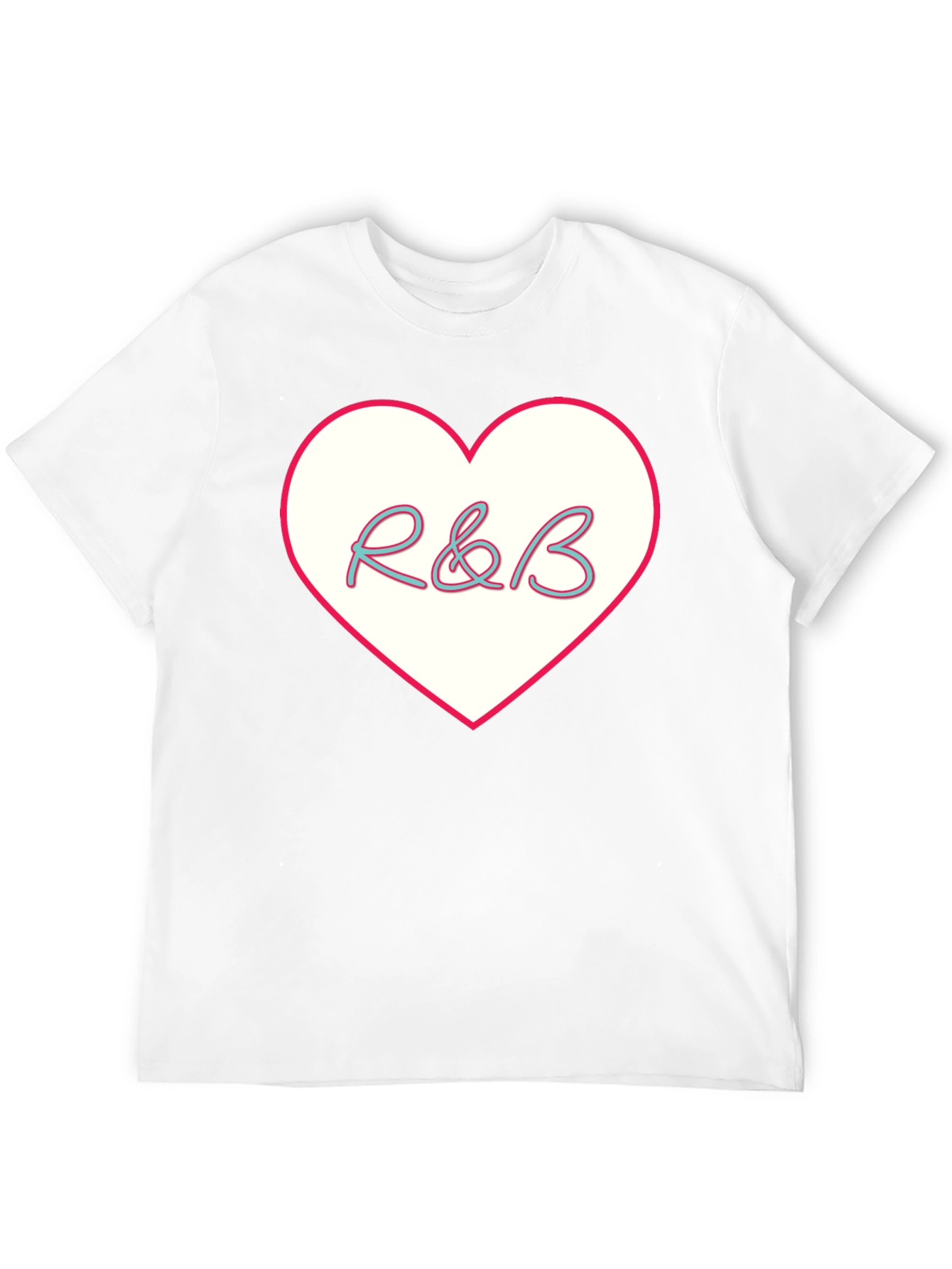 R&B Heart T-Shirt - Music Lover Tee