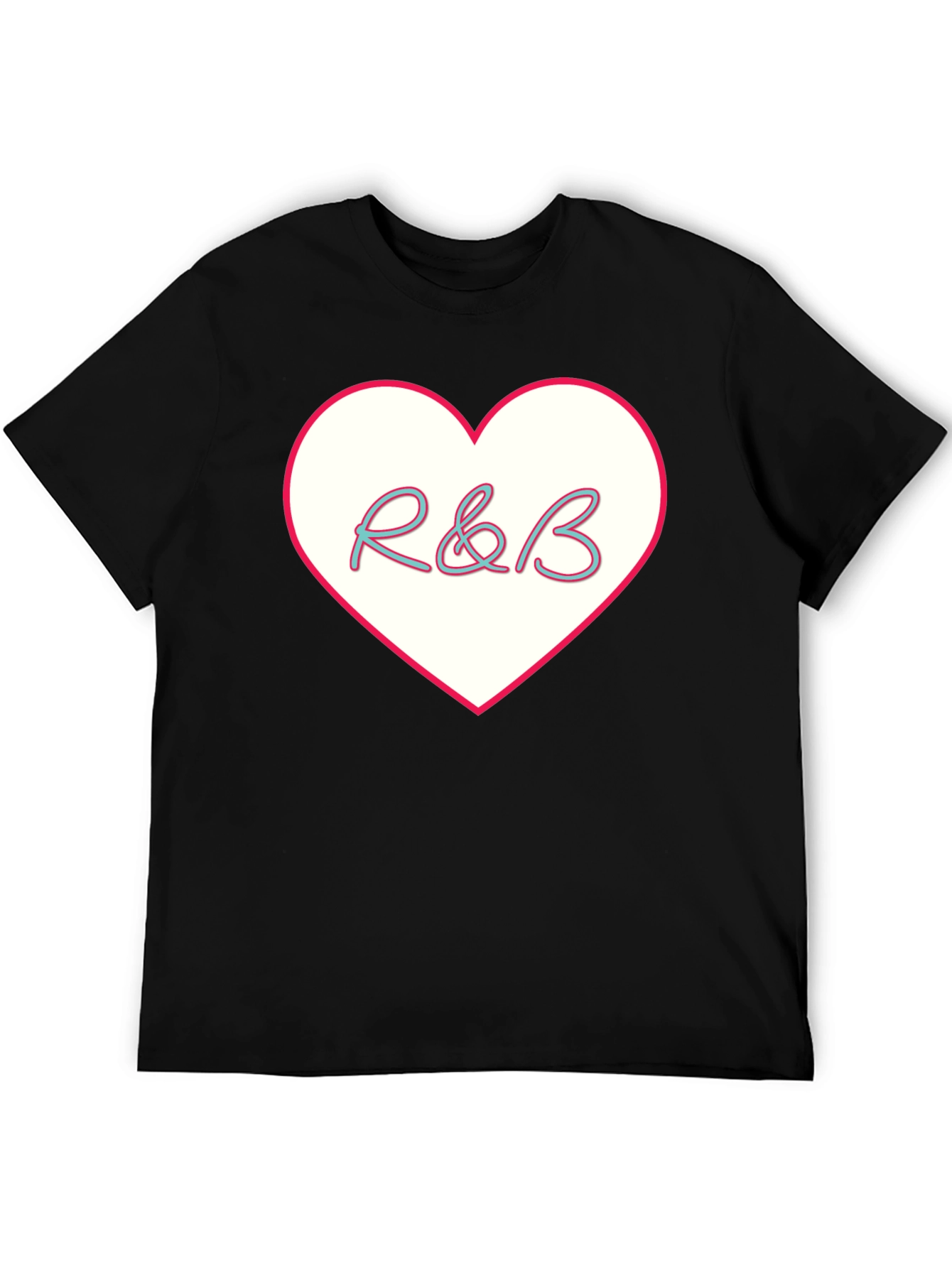R&B Heart T-Shirt - Music Lover Tee