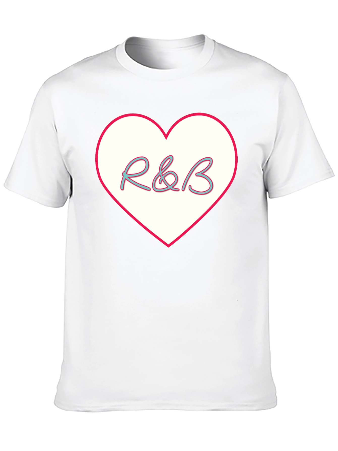 R&B Heart T-Shirt - Music Lover Tee