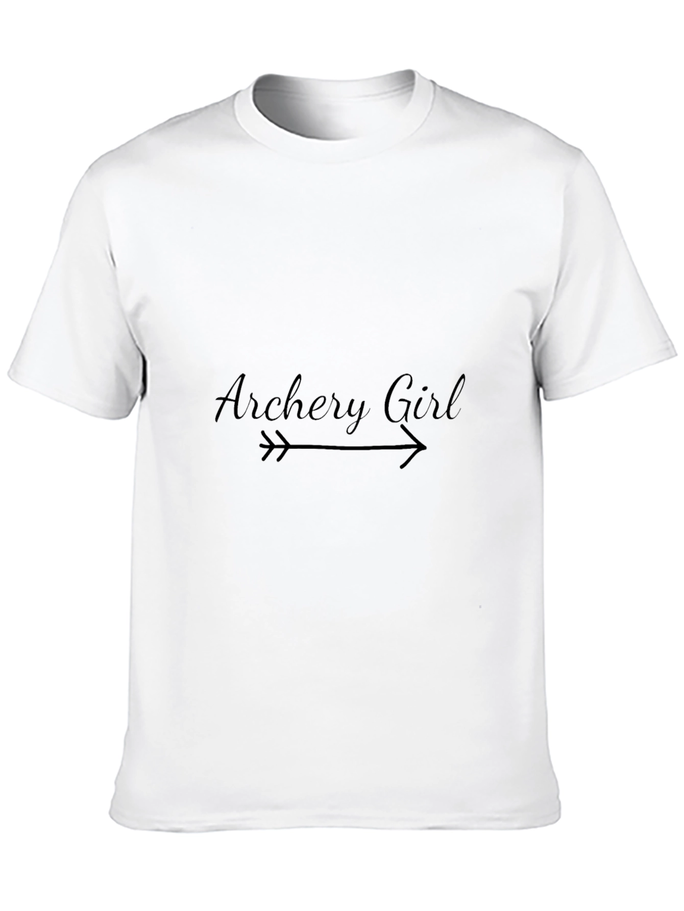 Archery Girl Arrow T-Shirt - Sporty Casual Top