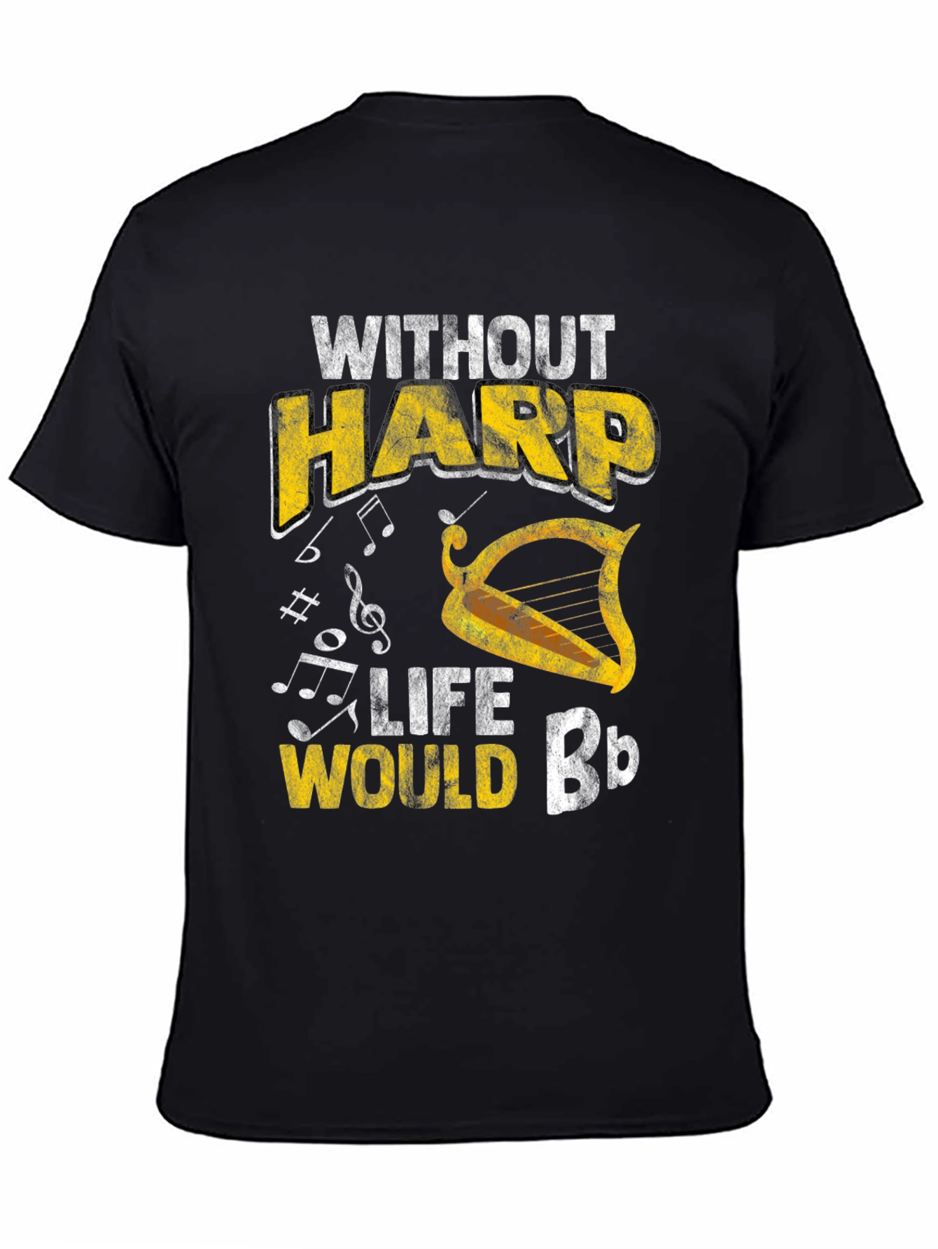 Harp Lover T-Shirt - Music Gift