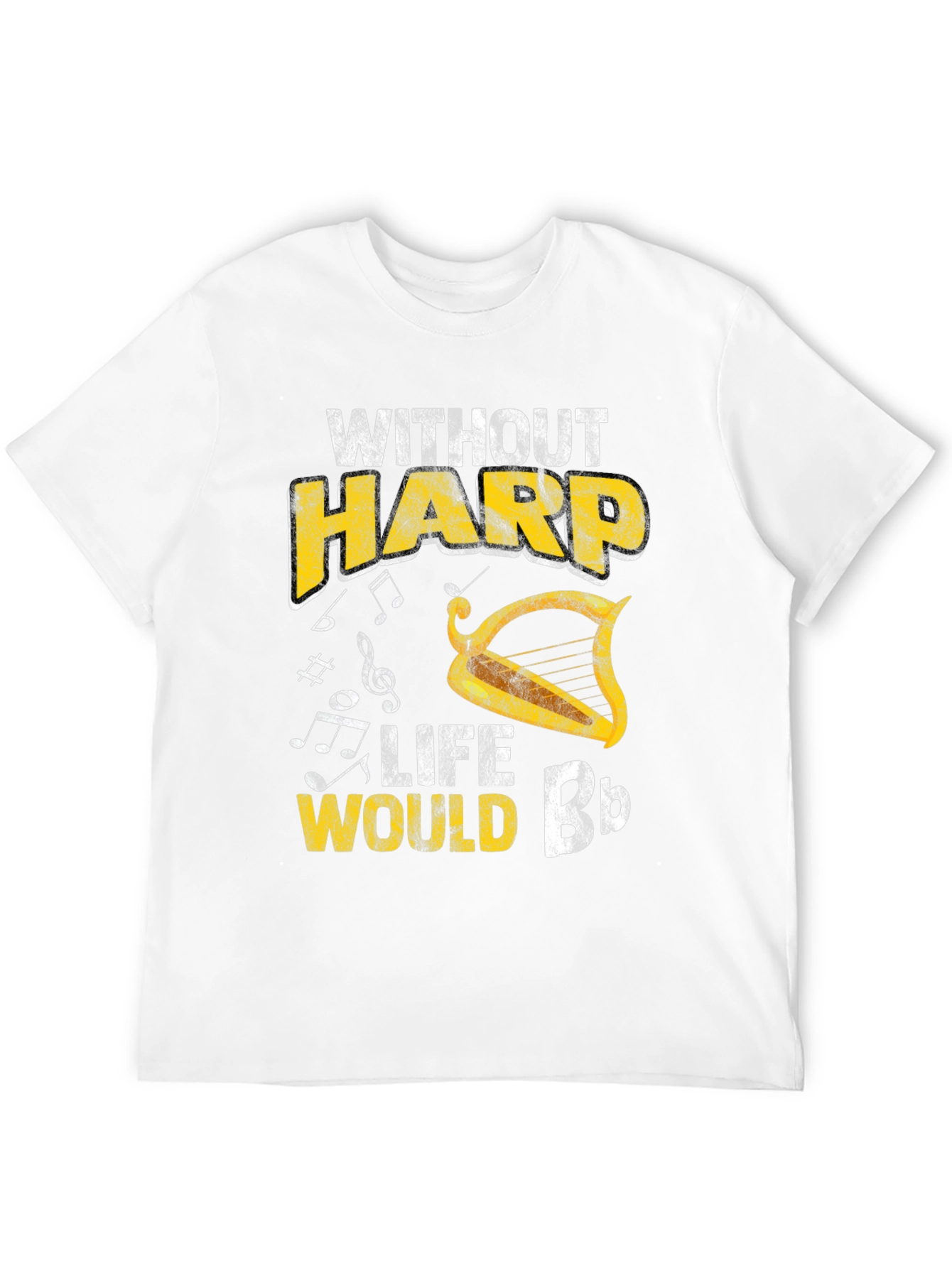 Harp Lover T-Shirt - Music Gift