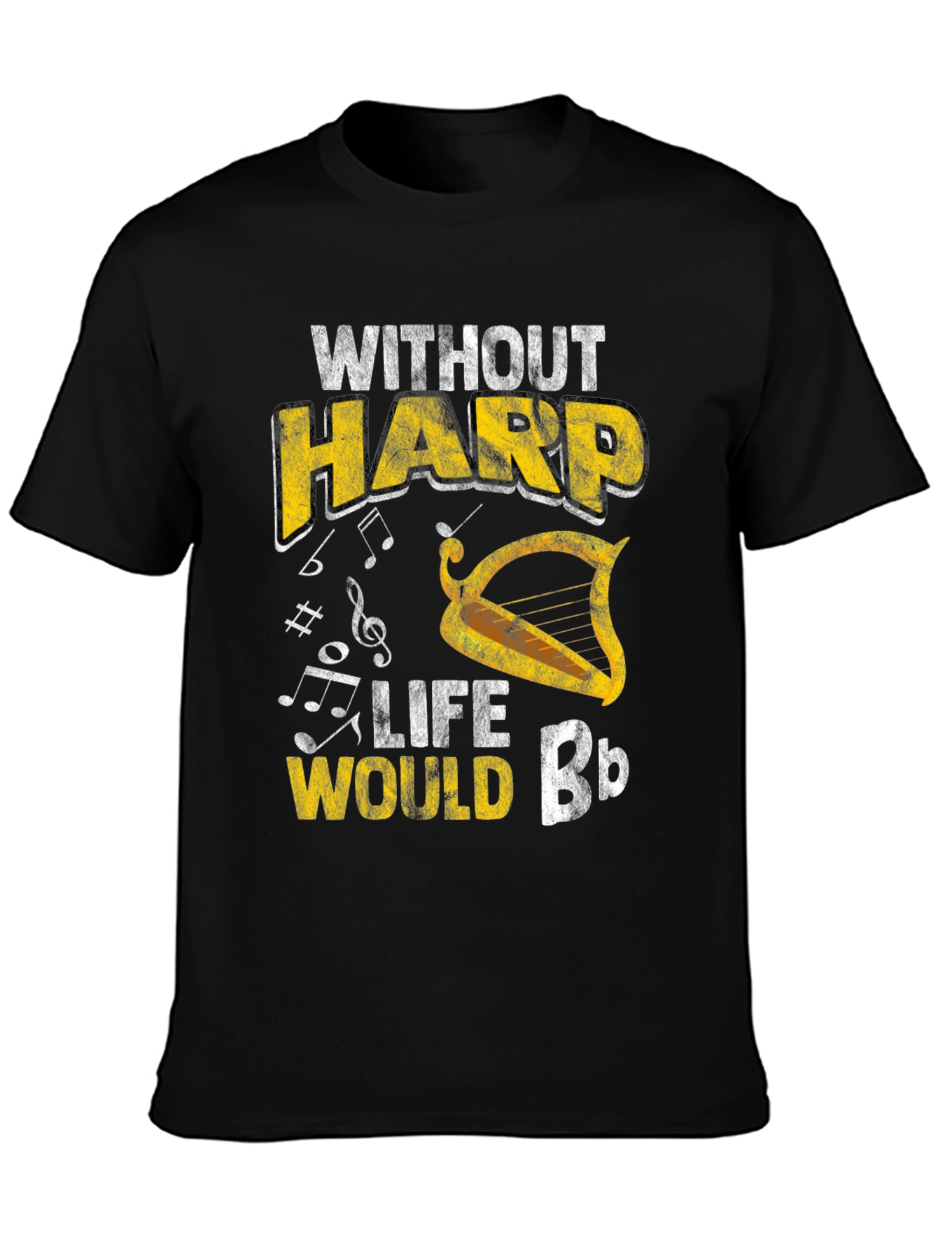 Harp Lover T-Shirt - Music Gift