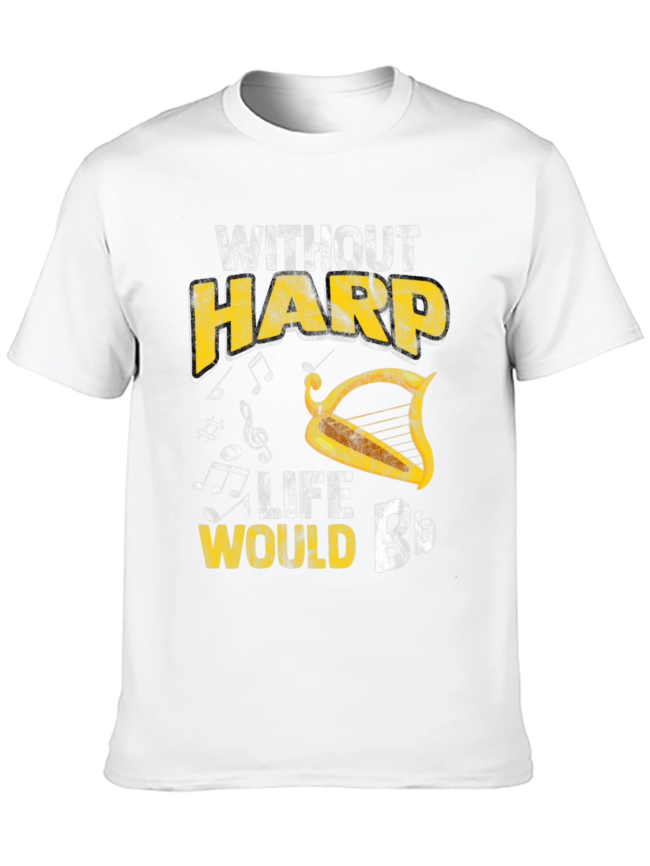Harp Lover T-Shirt - Music Gift