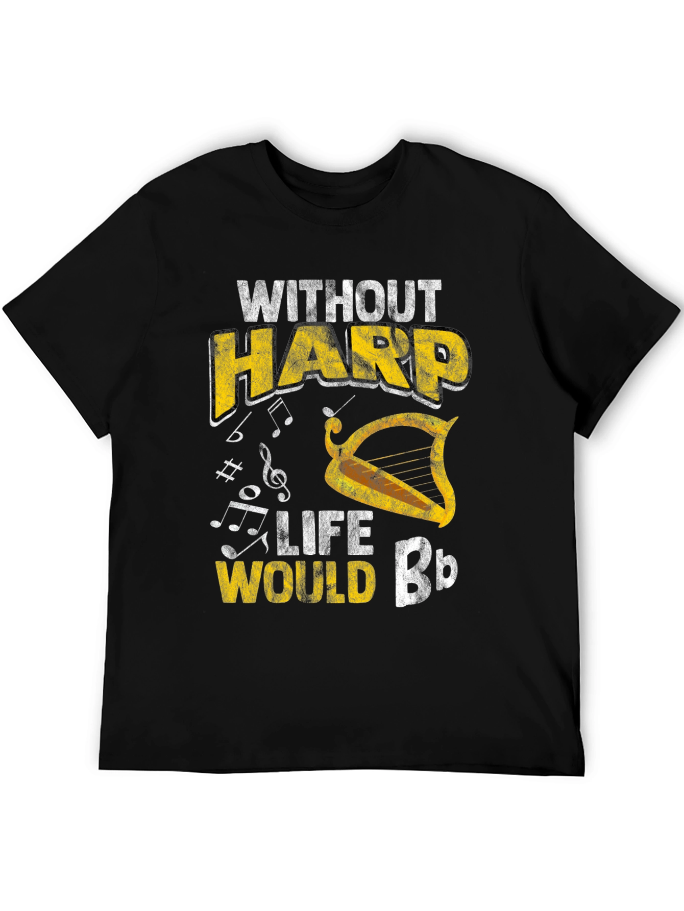 Harp Lover T-Shirt - Music Gift