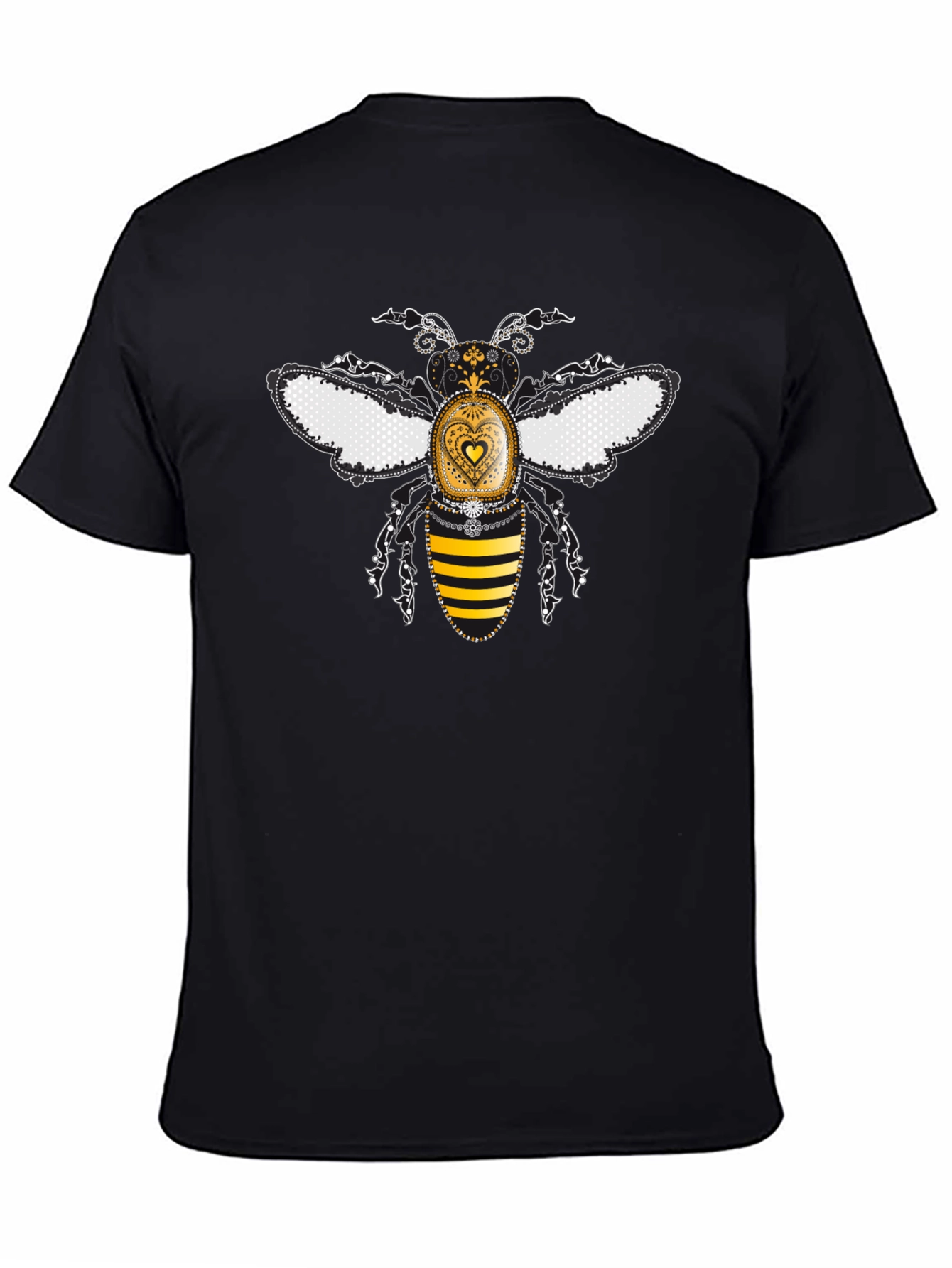 Decorative Bee Graphic T-Shirt
