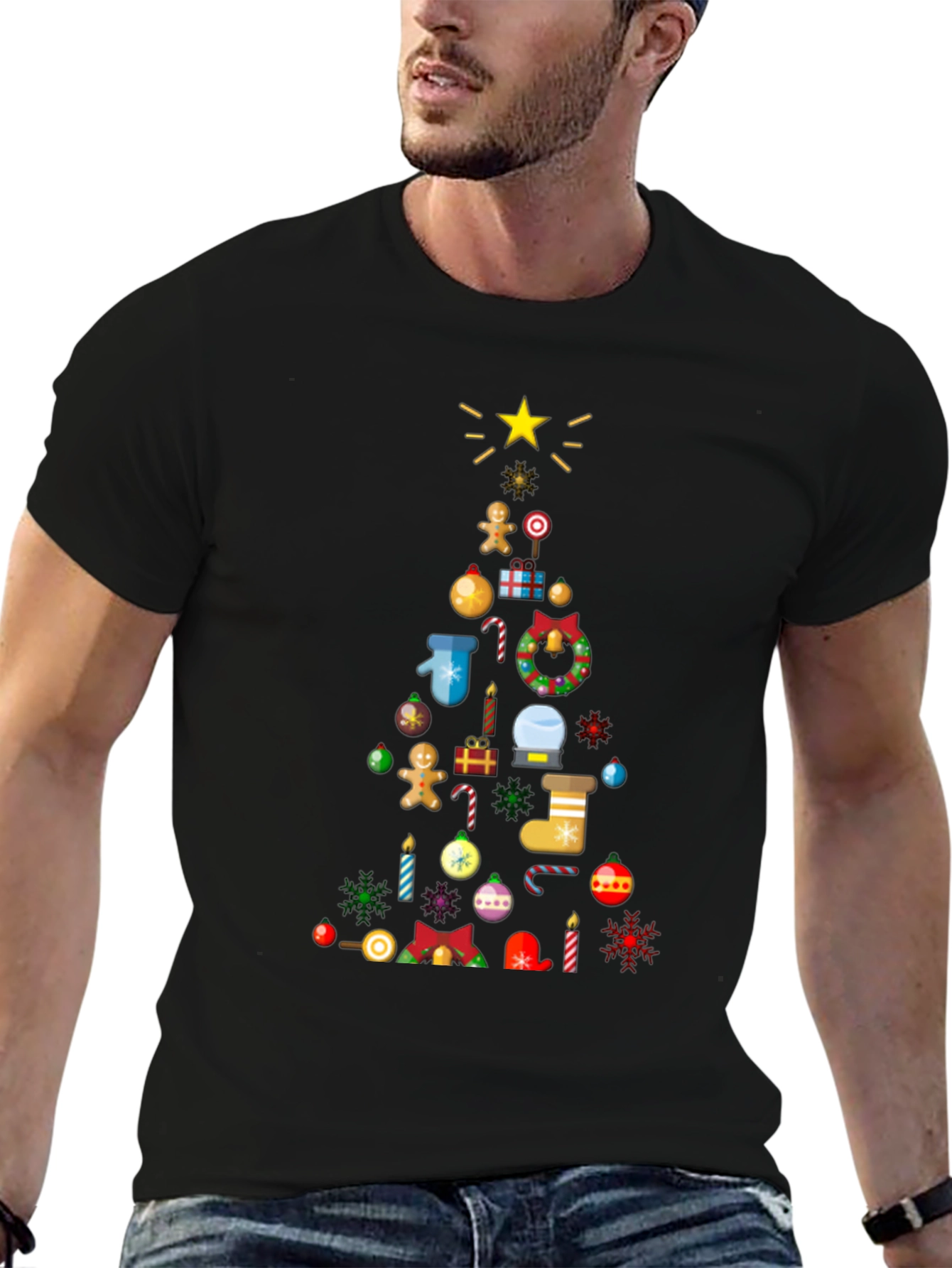 Festive Christmas Tree Holiday T-Shirt