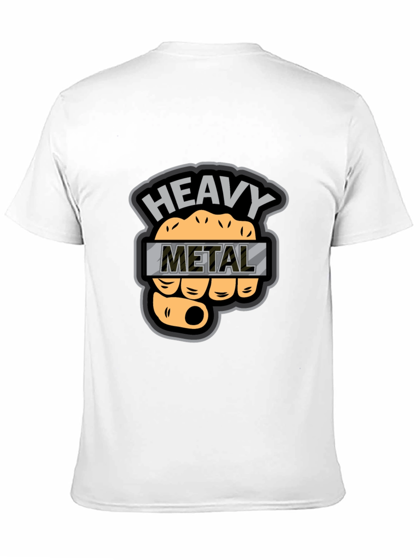 Heavy Metal Graphic Tee - Black Cotton T-Shirt