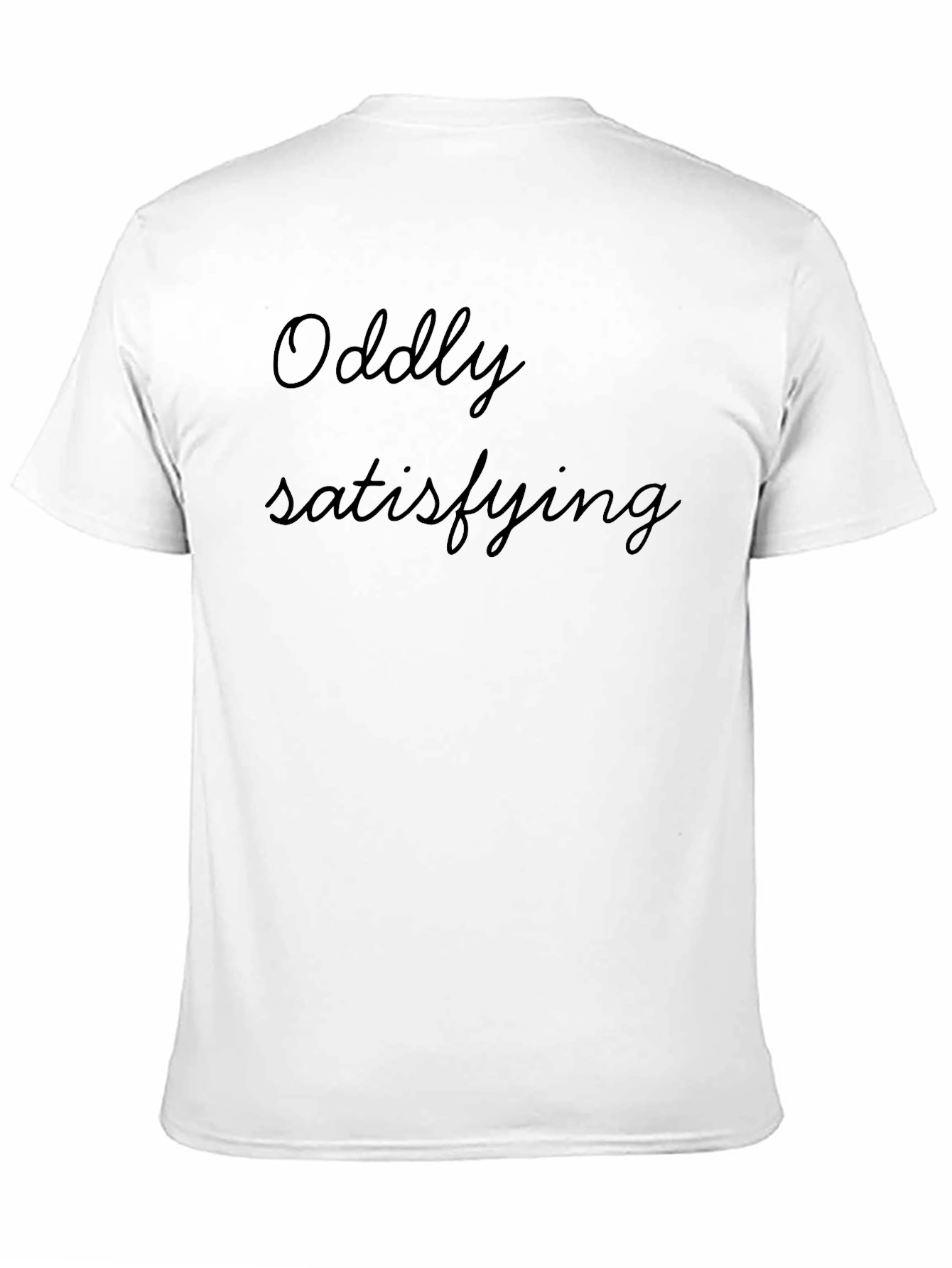 Oddly Satisfying Black Graphic Tee