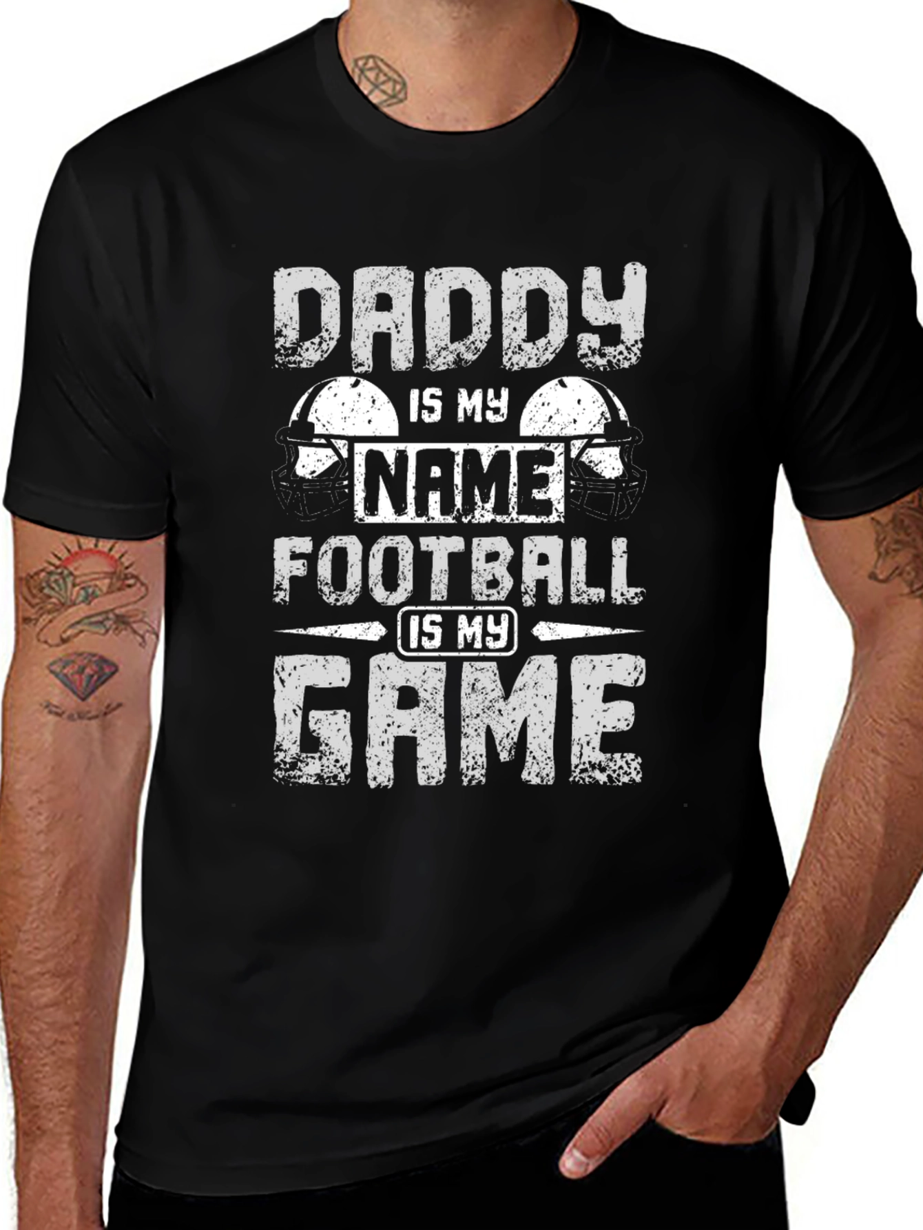 Daddy Football Game T-Shirt