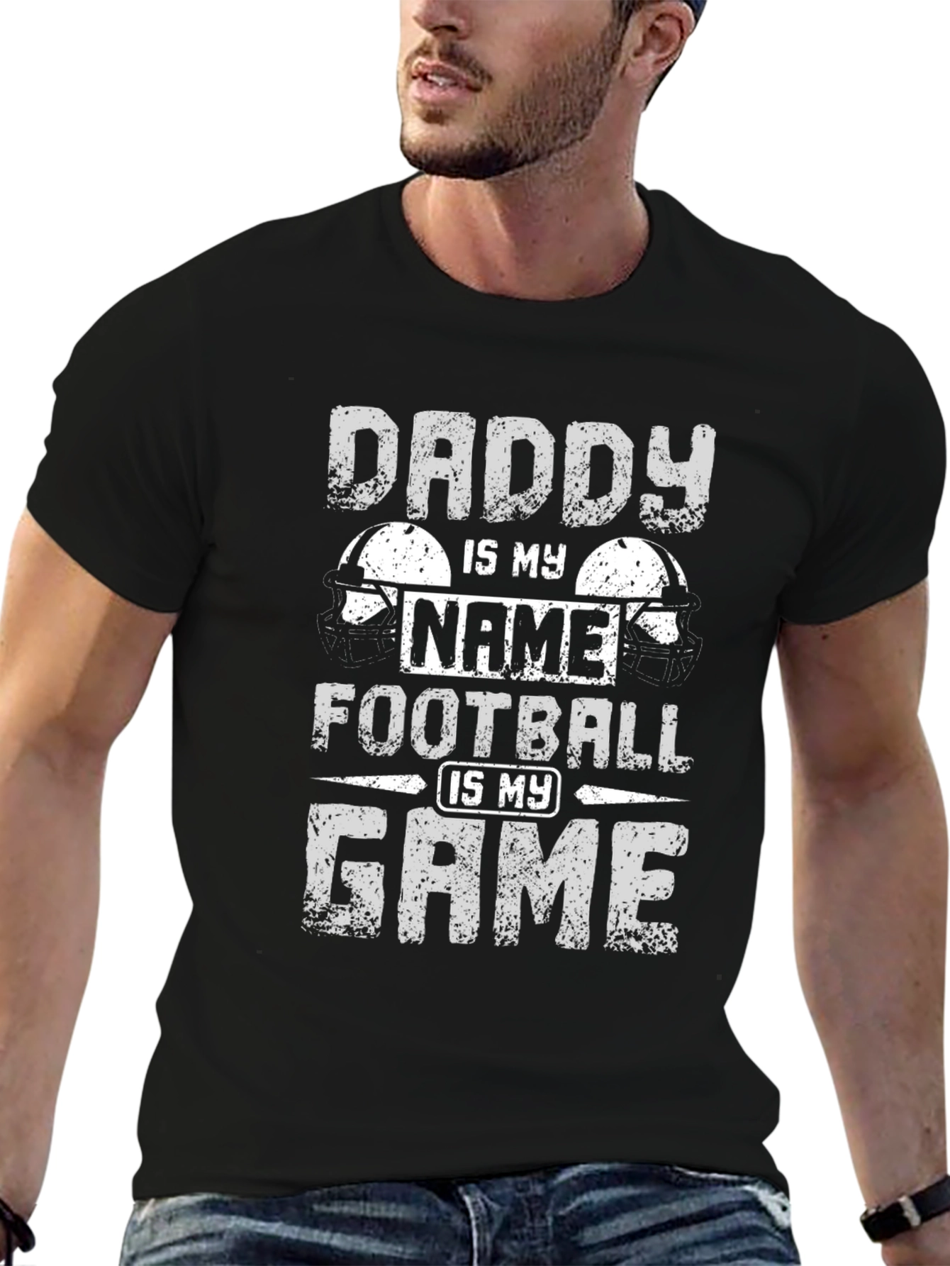 Daddy Football Game T-Shirt