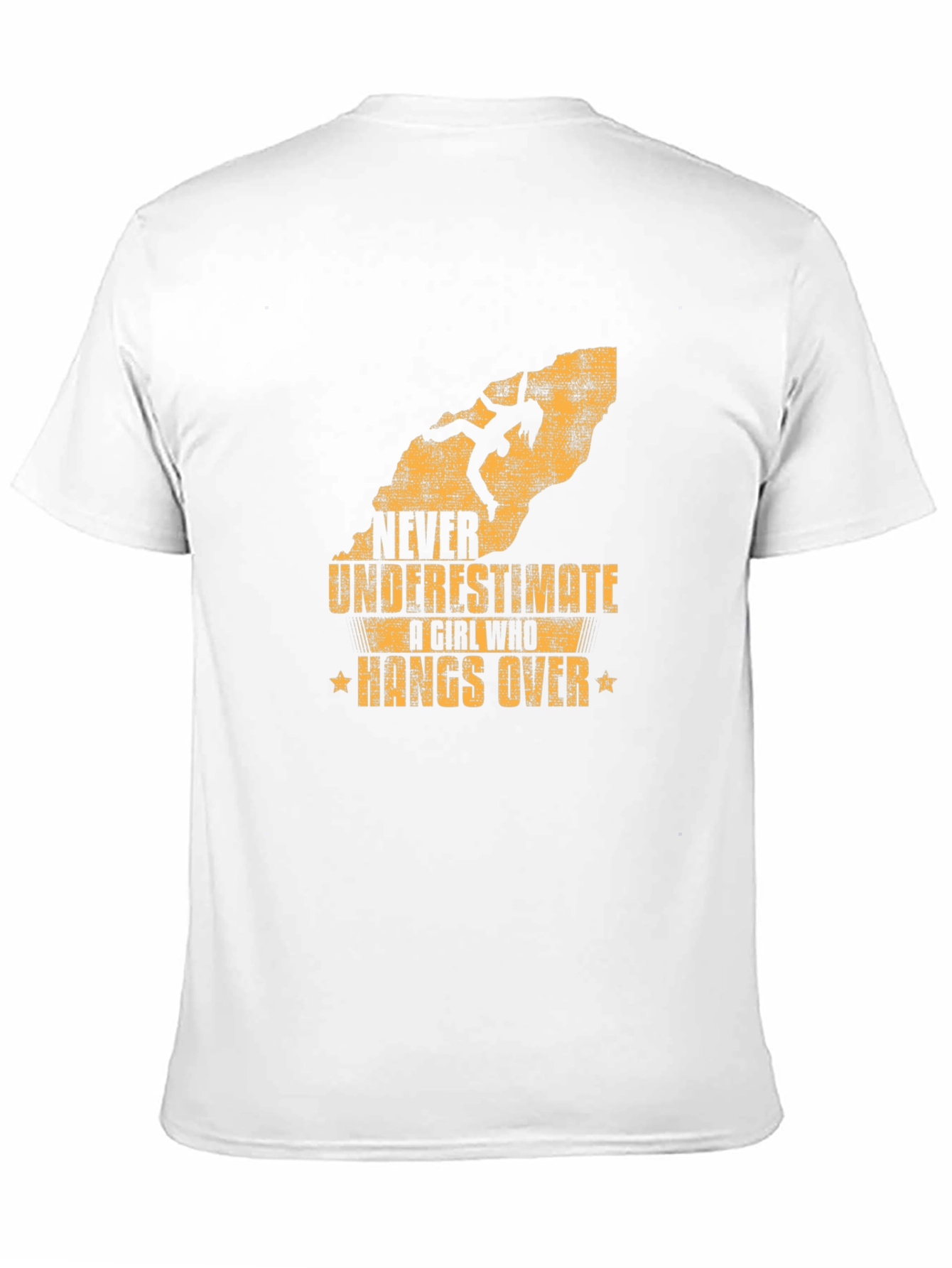 Never Underestimate Girl Who Hangs Over T-Shirt