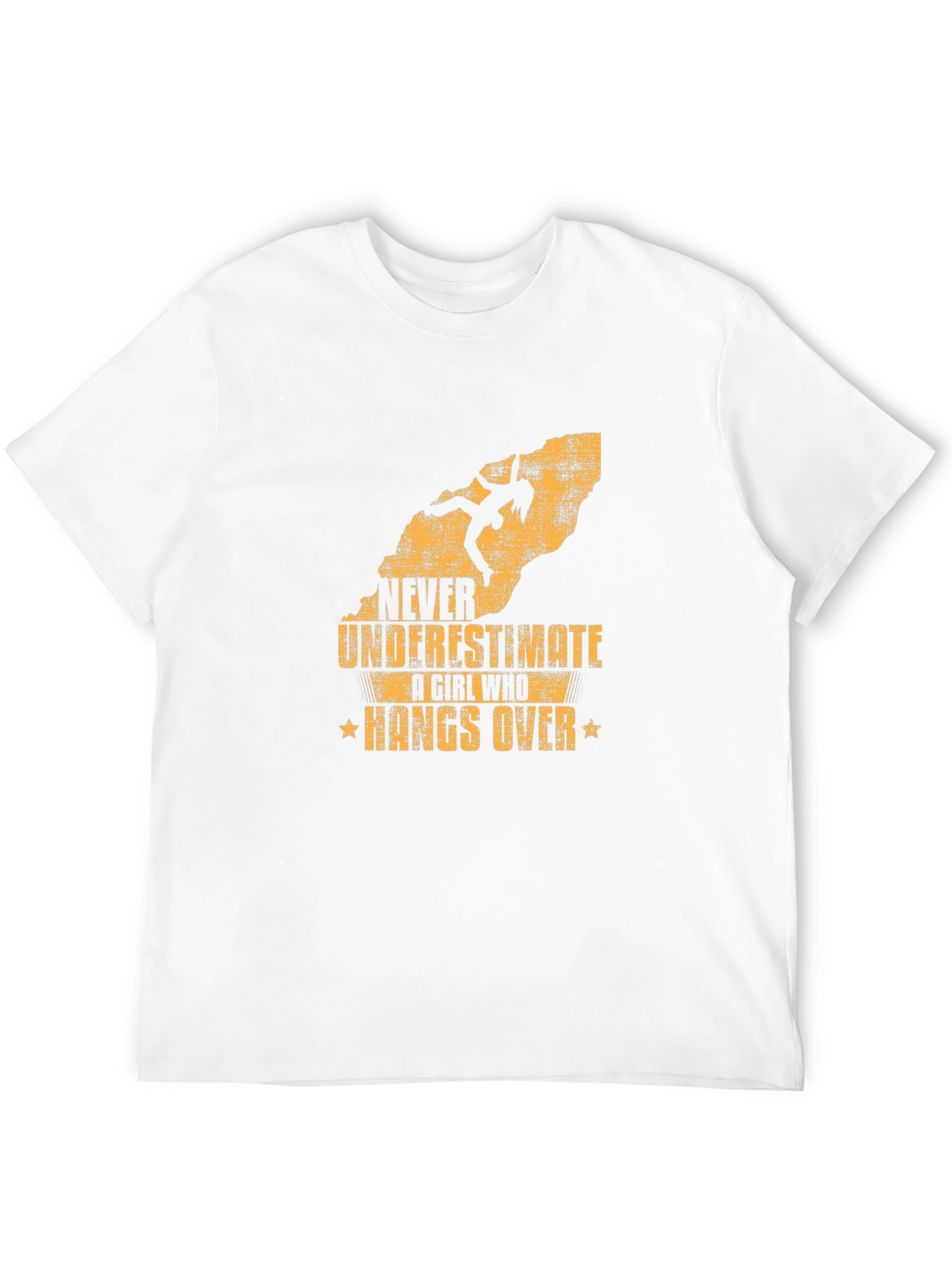 Never Underestimate Girl Who Hangs Over T-Shirt