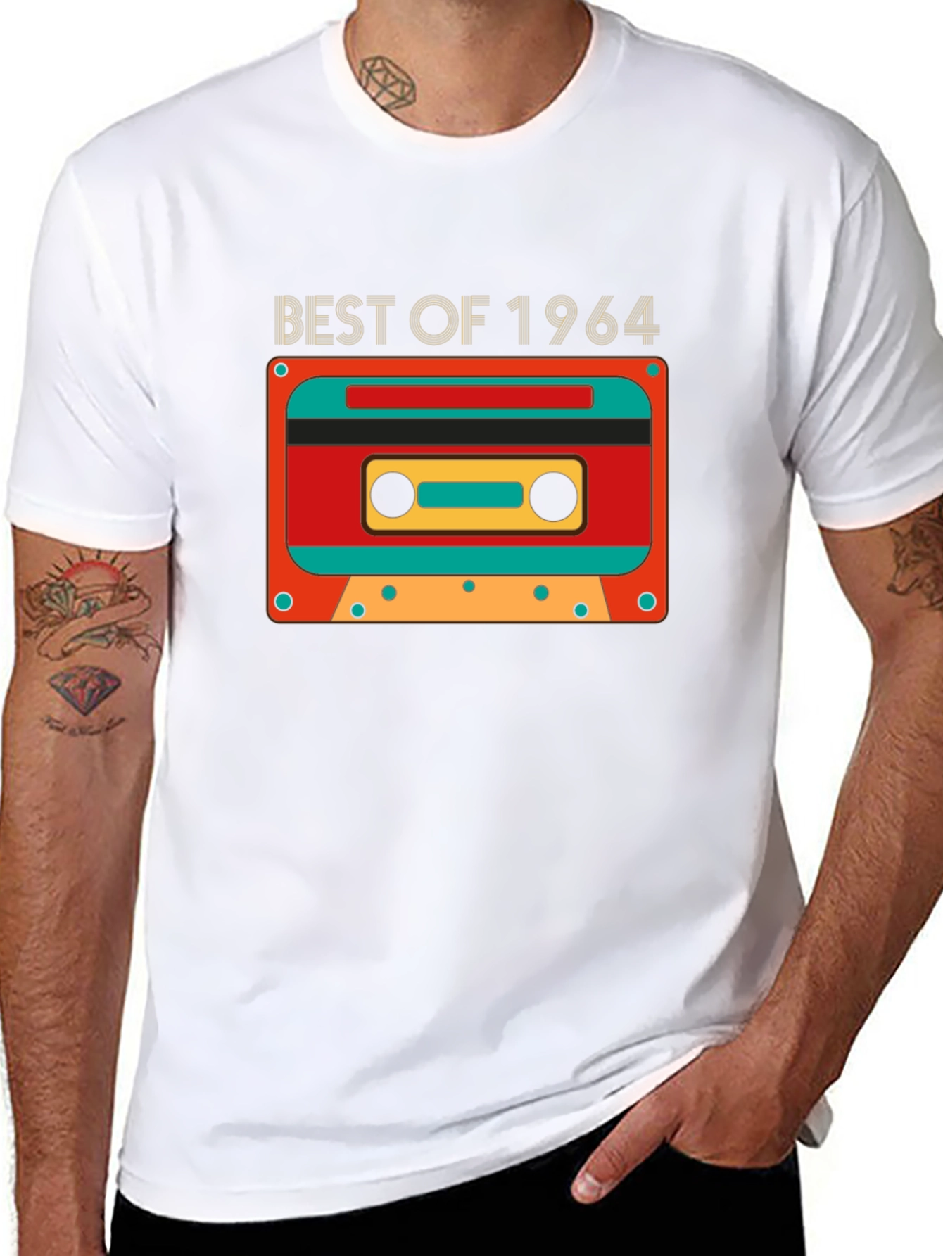 Best of 1964 Cassette Tape Graphic T-Shirt