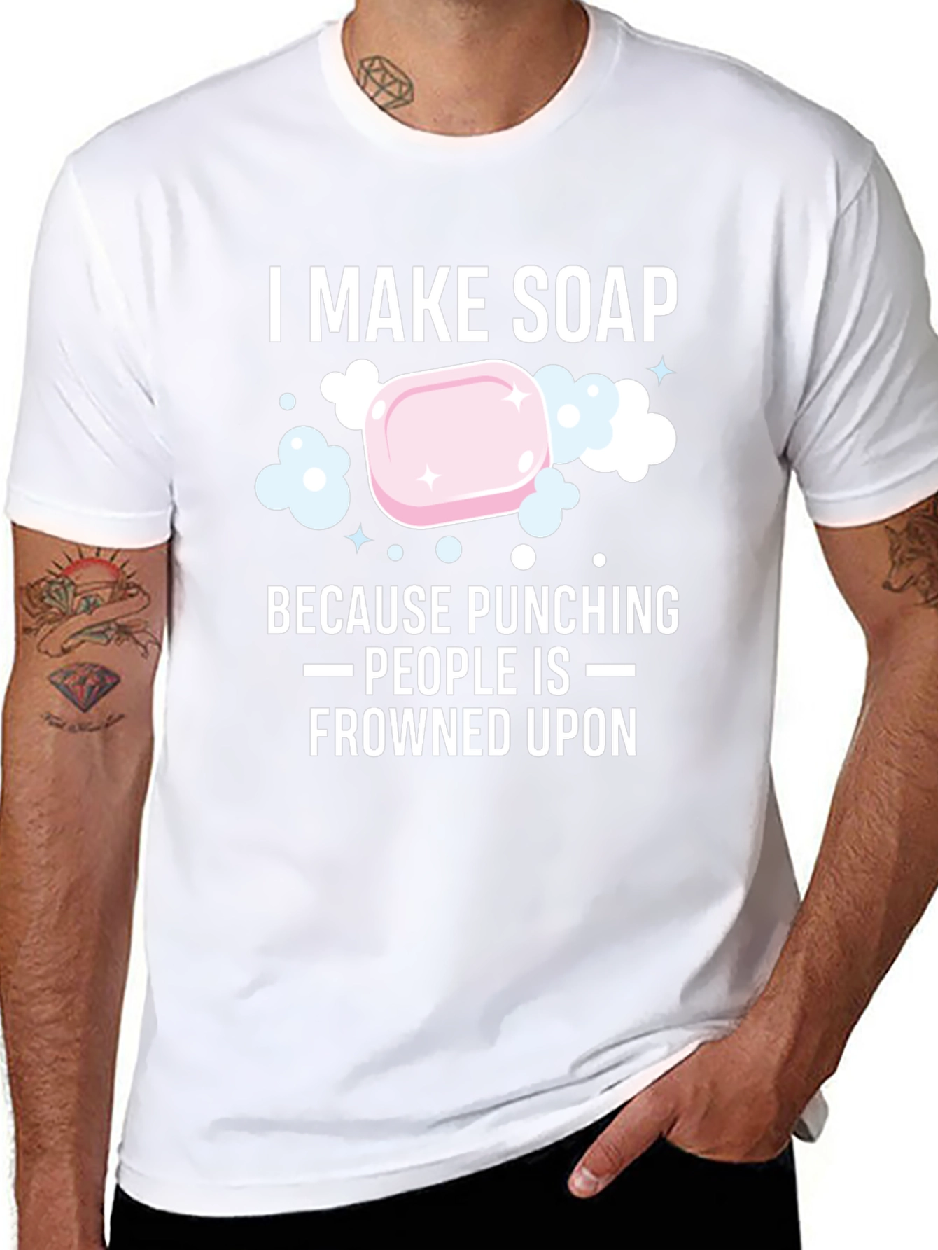 I Make Soap Funny Graphic T-Shirt