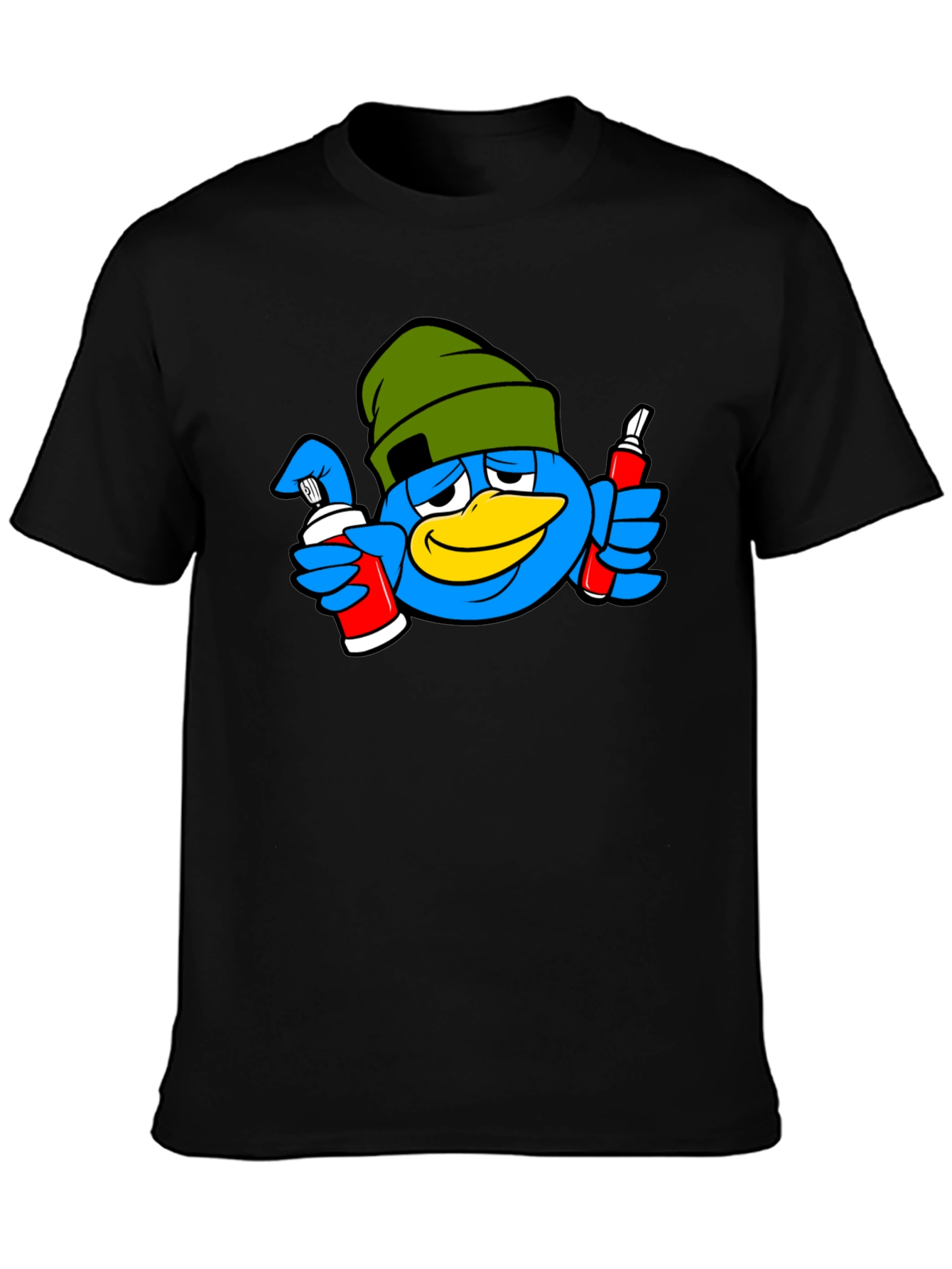 Blue Bird Graffiti Artist T-Shirt