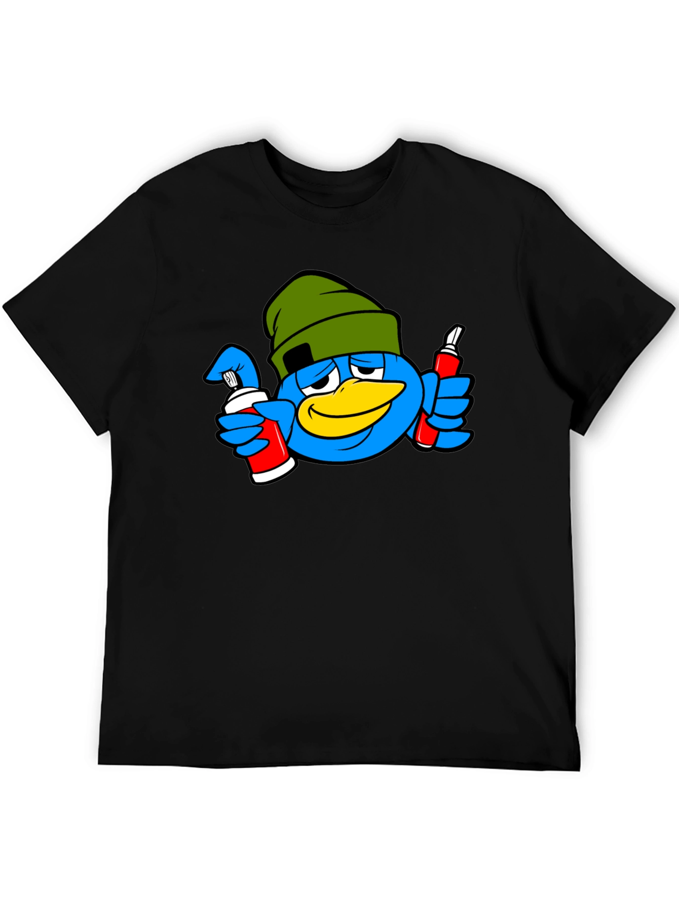 Blue Bird Graffiti Artist T-Shirt