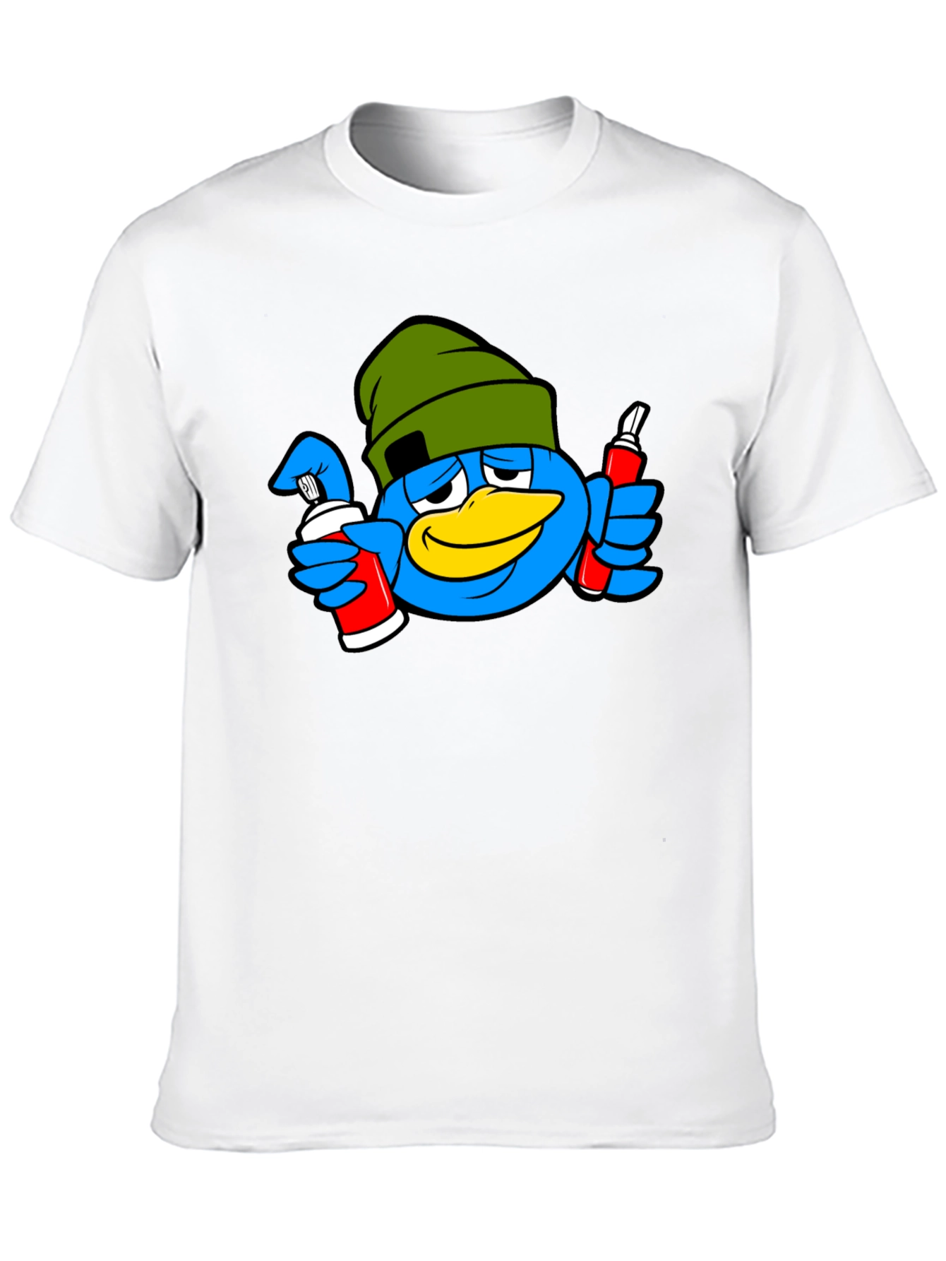 Blue Bird Graffiti Artist T-Shirt