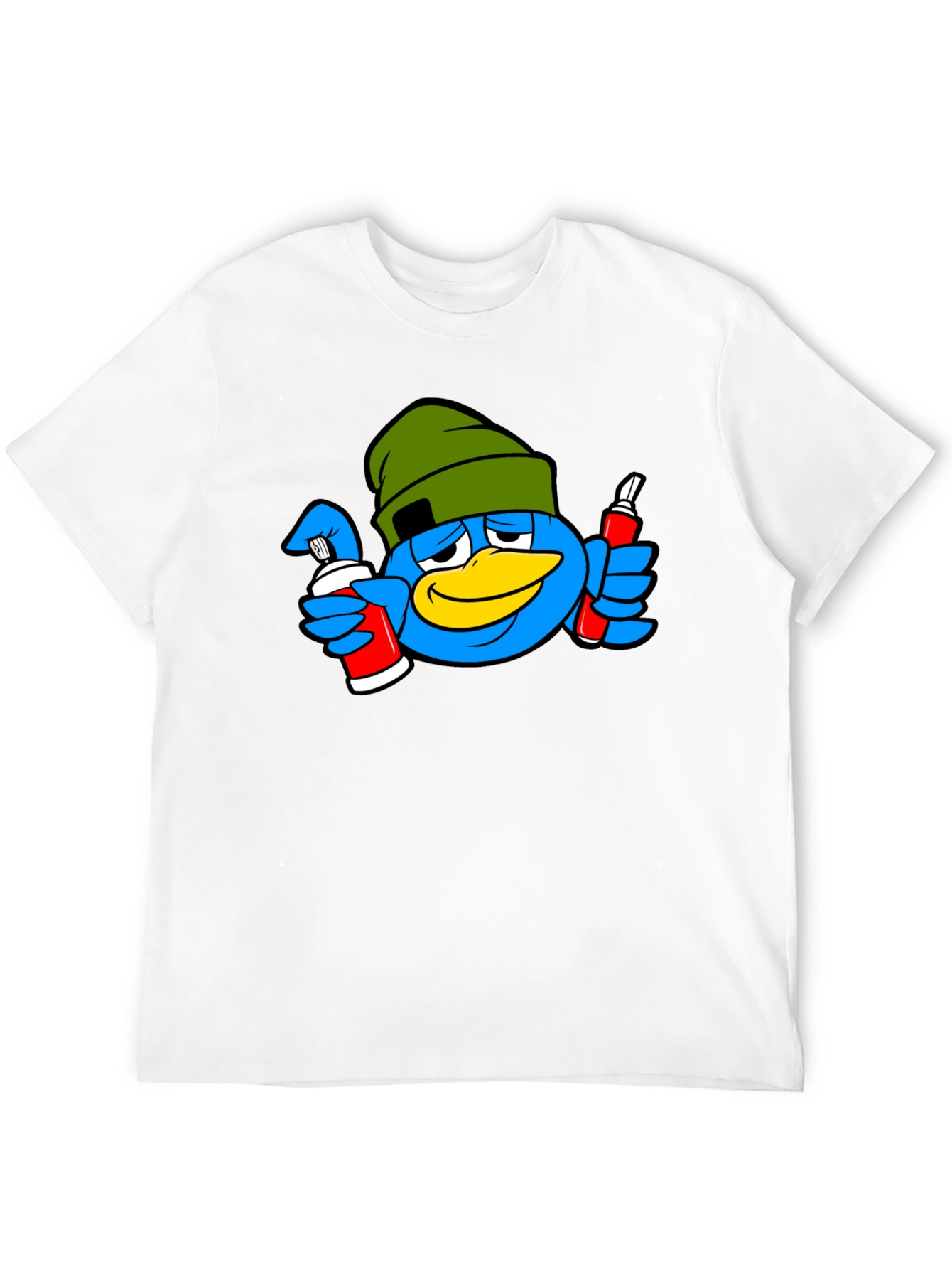Blue Bird Graffiti Artist T-Shirt