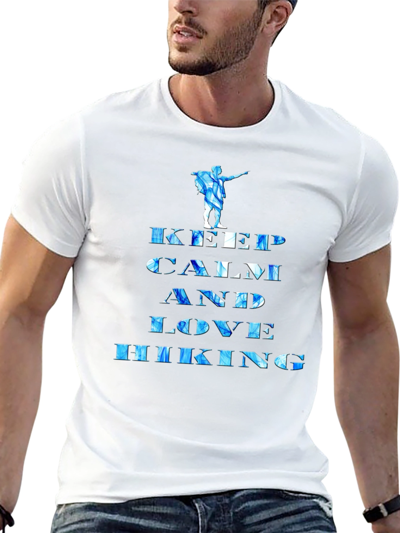 Keep Calm and Love Hiking Graphic Tee