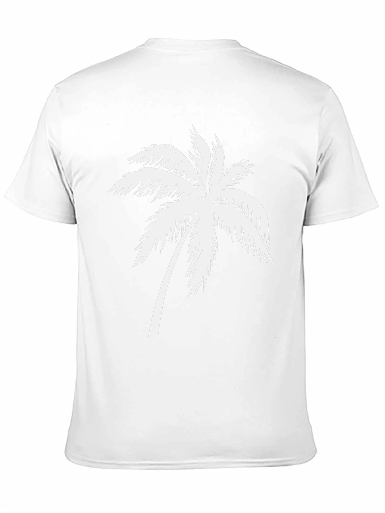 Black Palm Tree Graphic Tee - Island Vibes