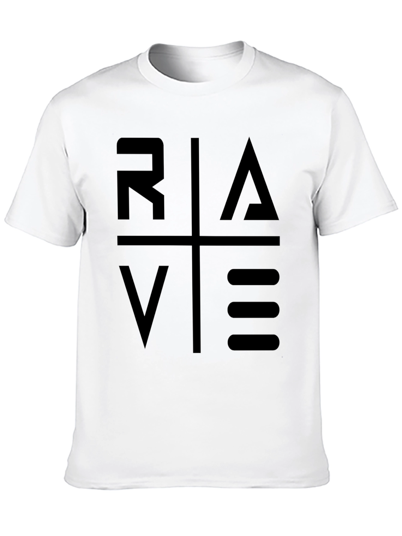 RAVE Graphic T-Shirt - Modern Minimalist Design