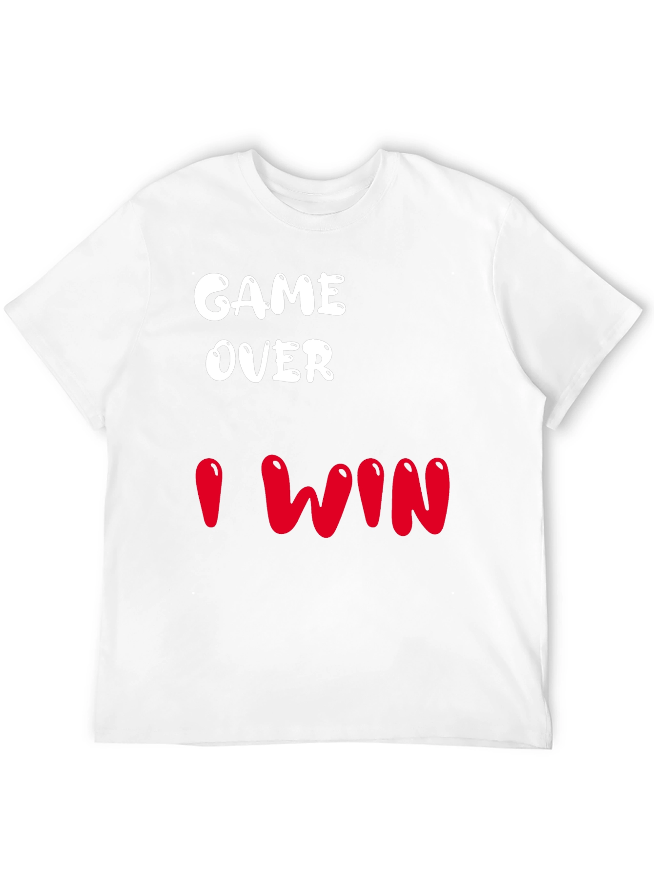 Game Over I Win Graphic T-Shirt - Black